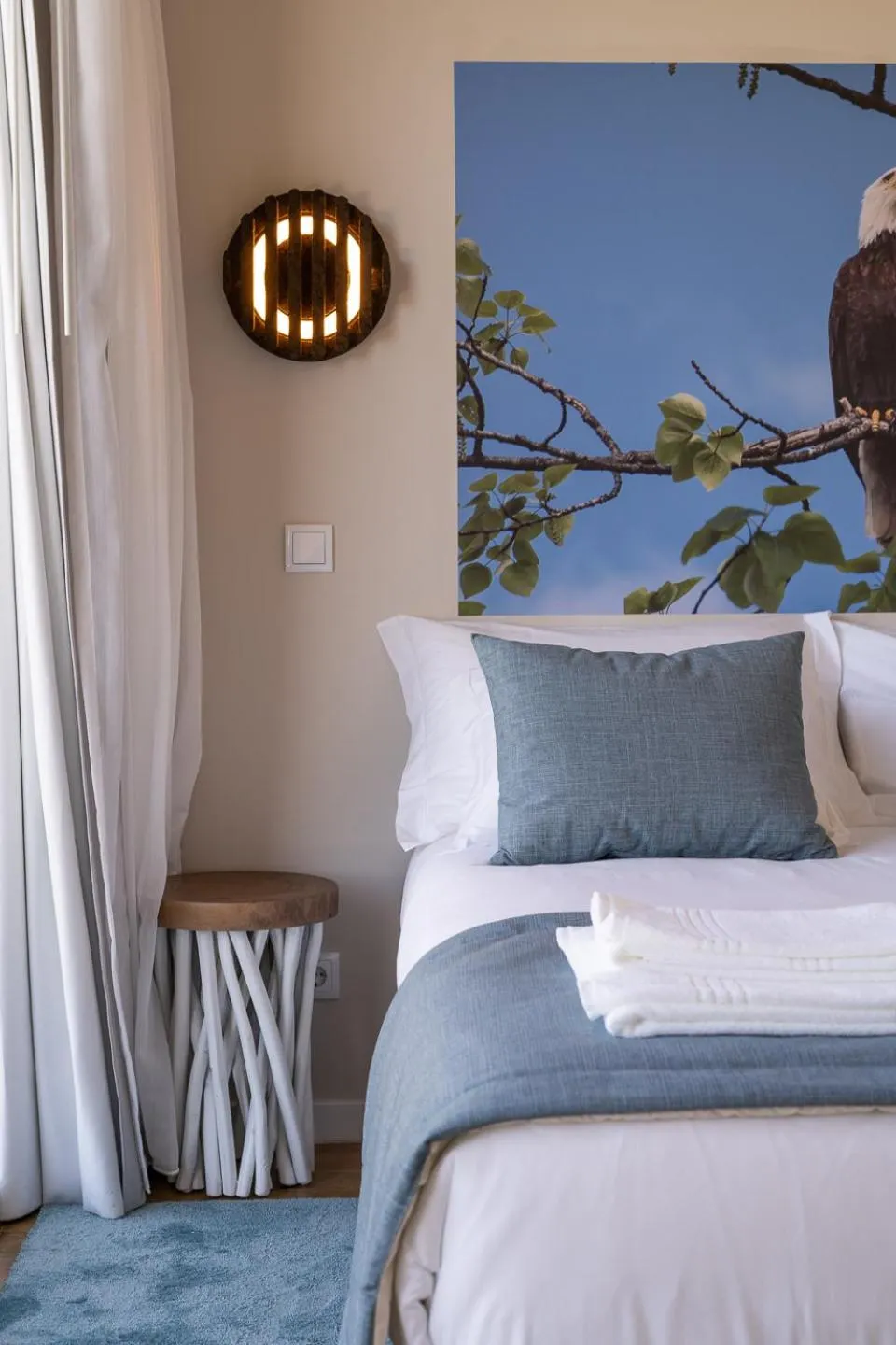 Decorative detail, Bed in Gavião Nature Village