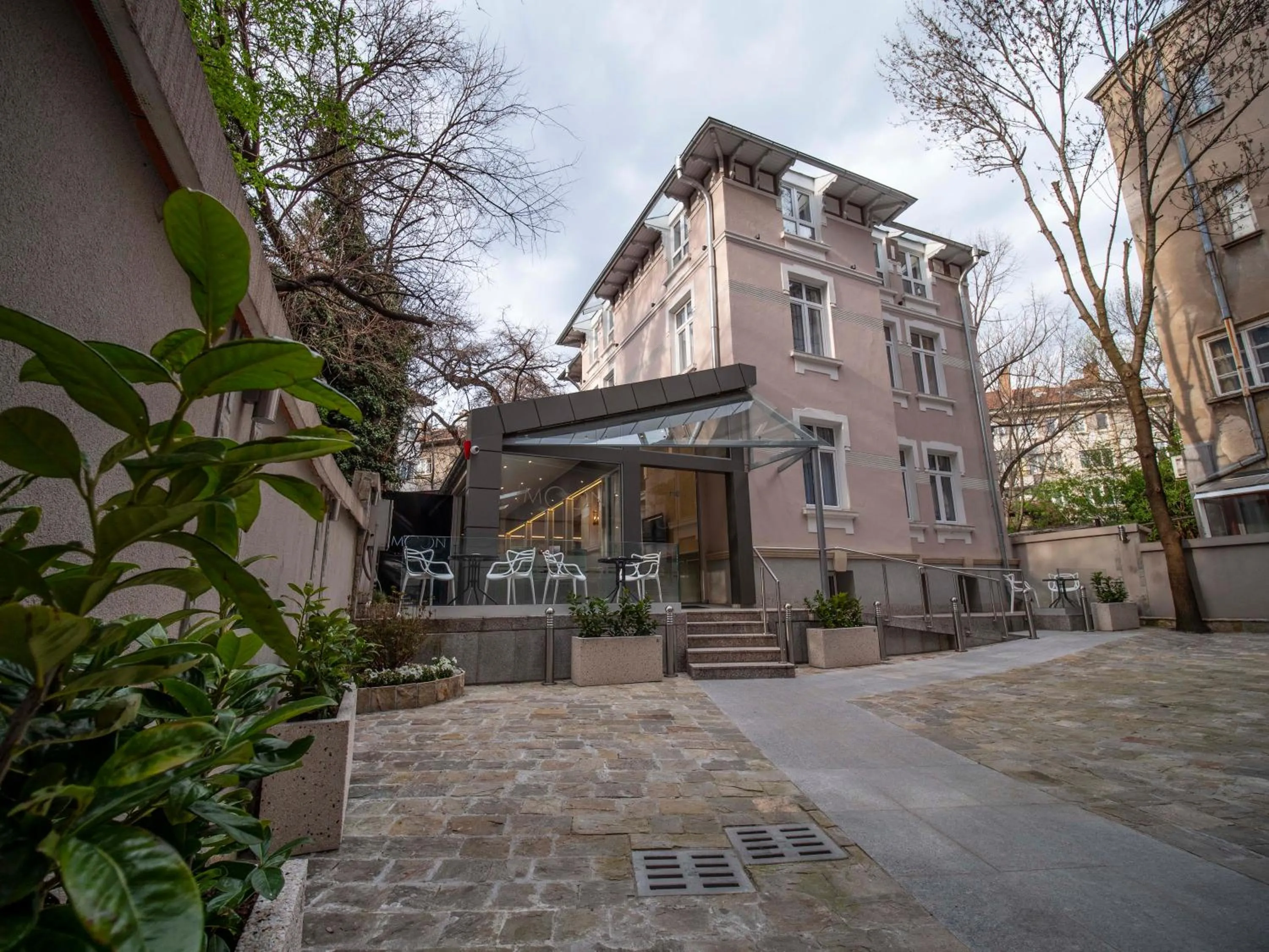 Property building in The Moon Boutique Hotel