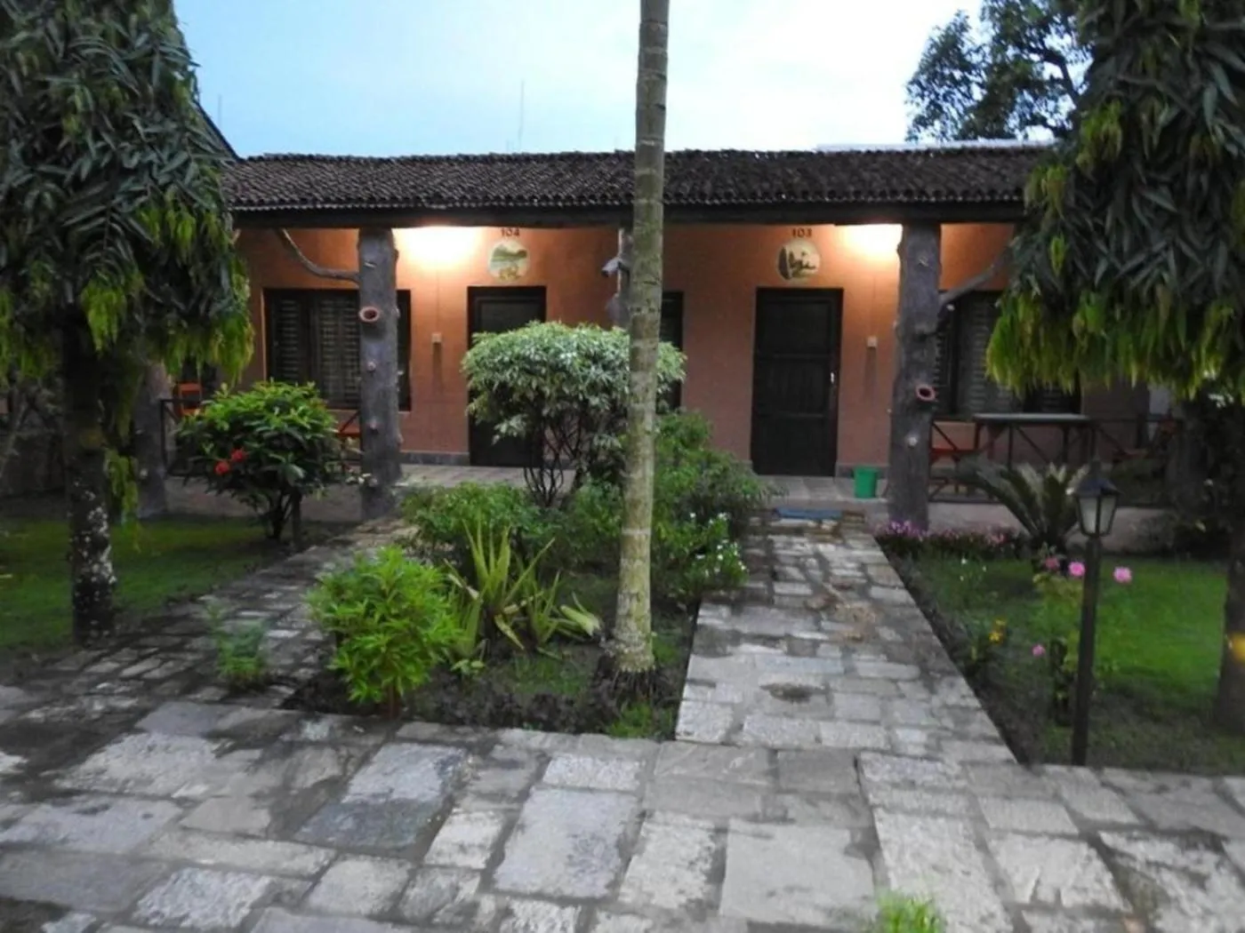 Garden in Travellers Jungle Camp-Sauraha