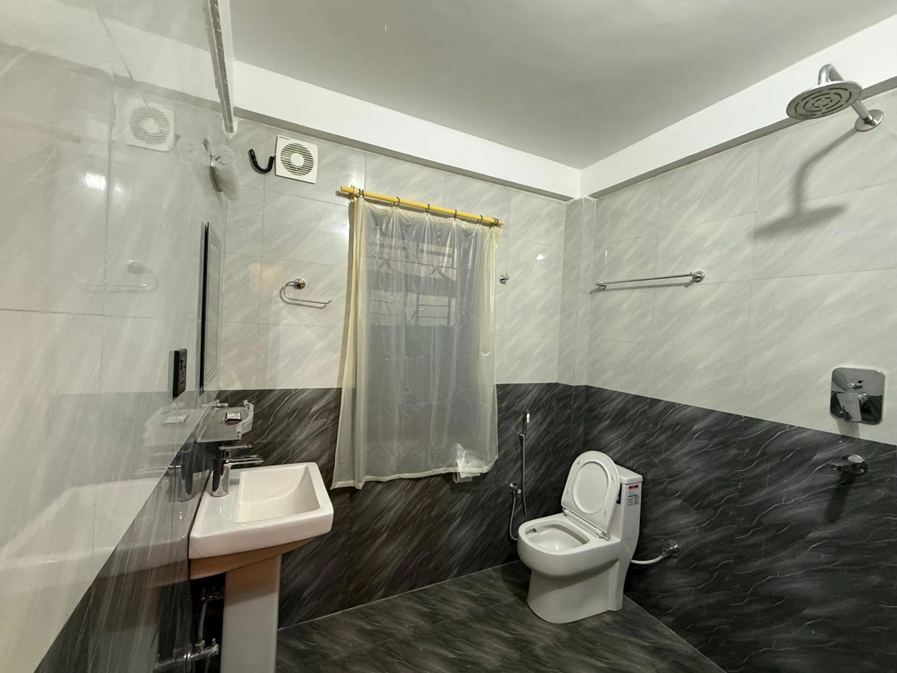 Shower in Travellers Jungle Camp-Sauraha