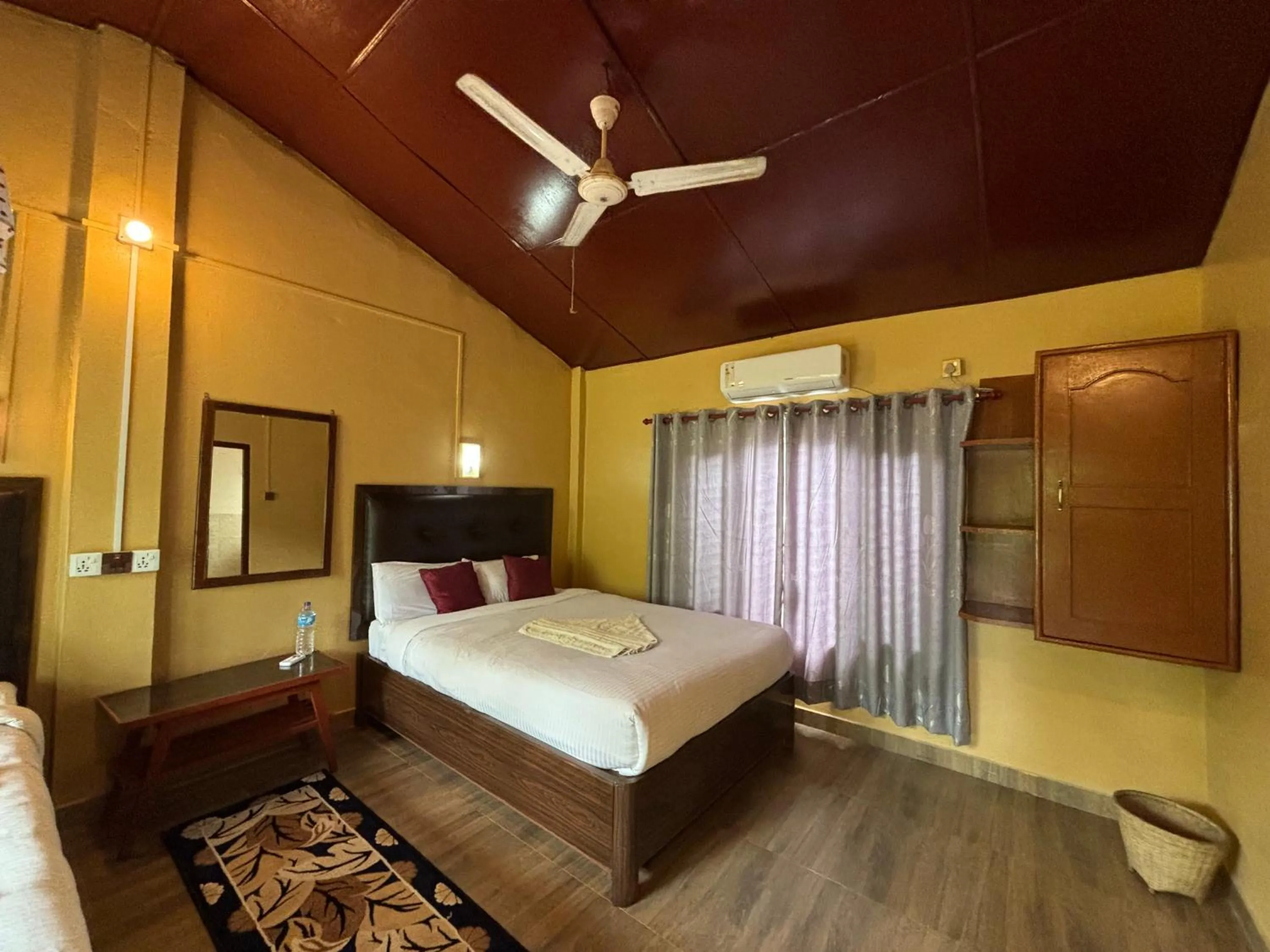 Bed in Travellers Jungle Camp-Sauraha