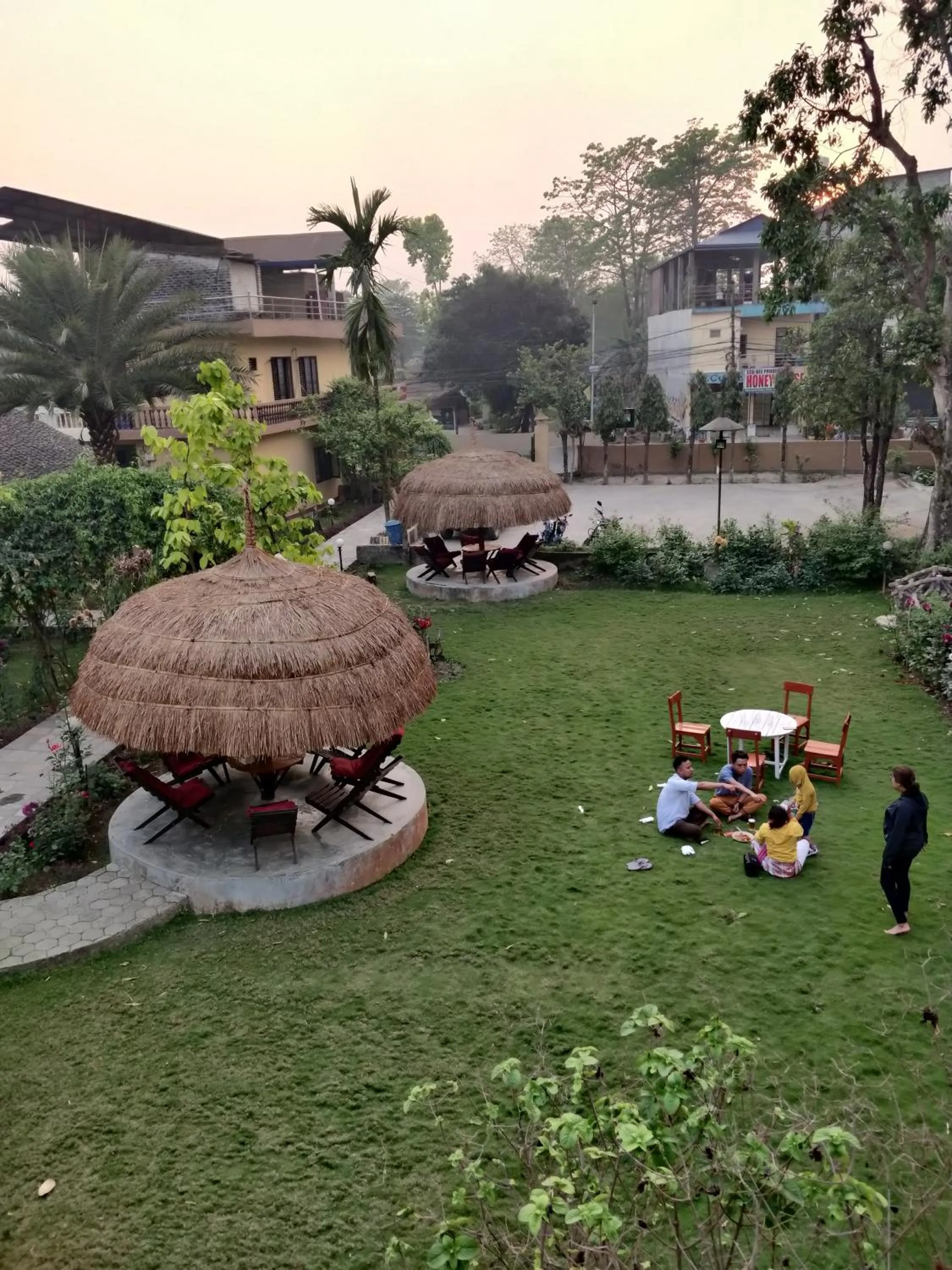 Garden in Travellers Jungle Camp-Sauraha