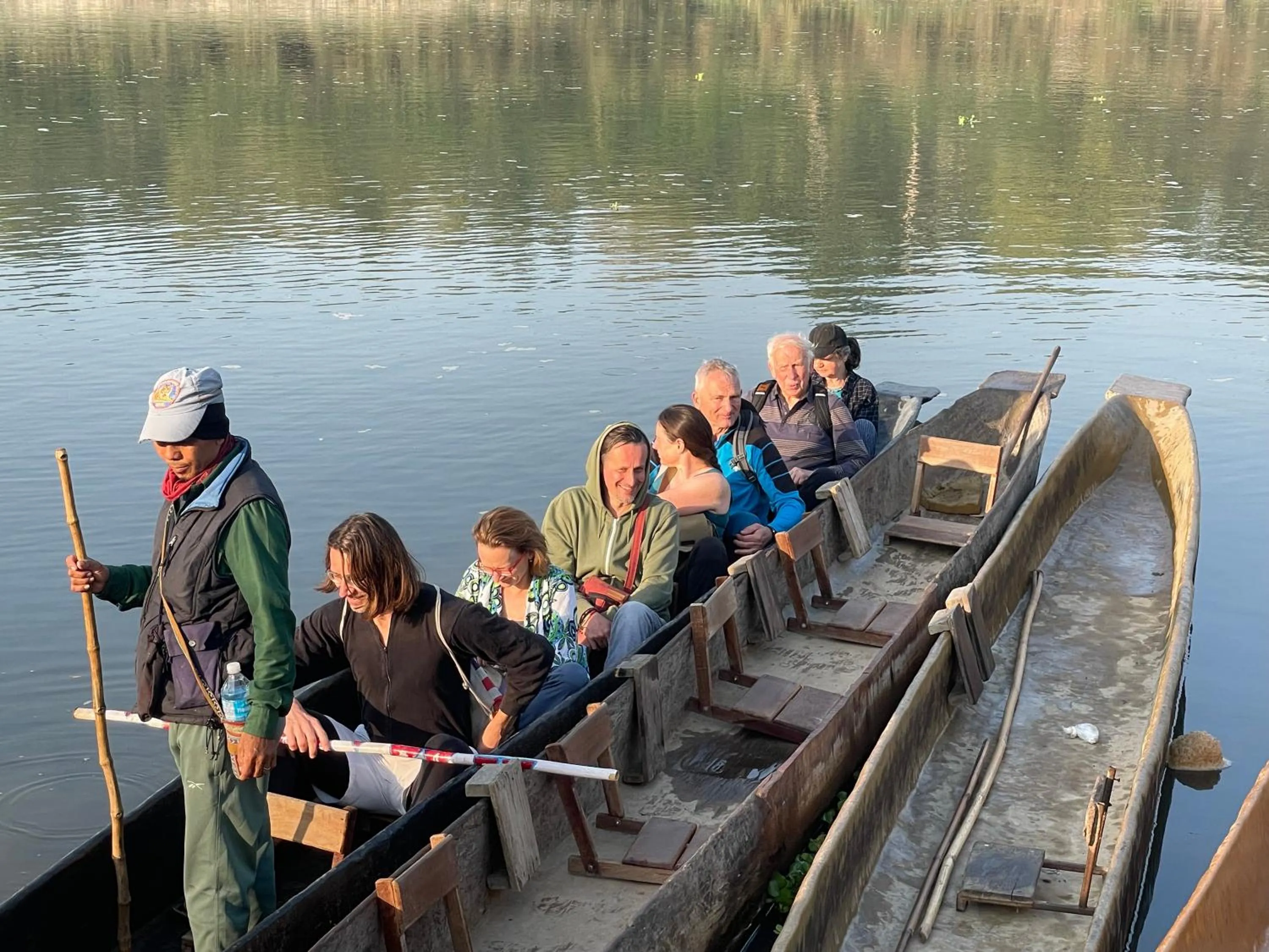 Canoeing in Travellers Jungle Camp-Sauraha