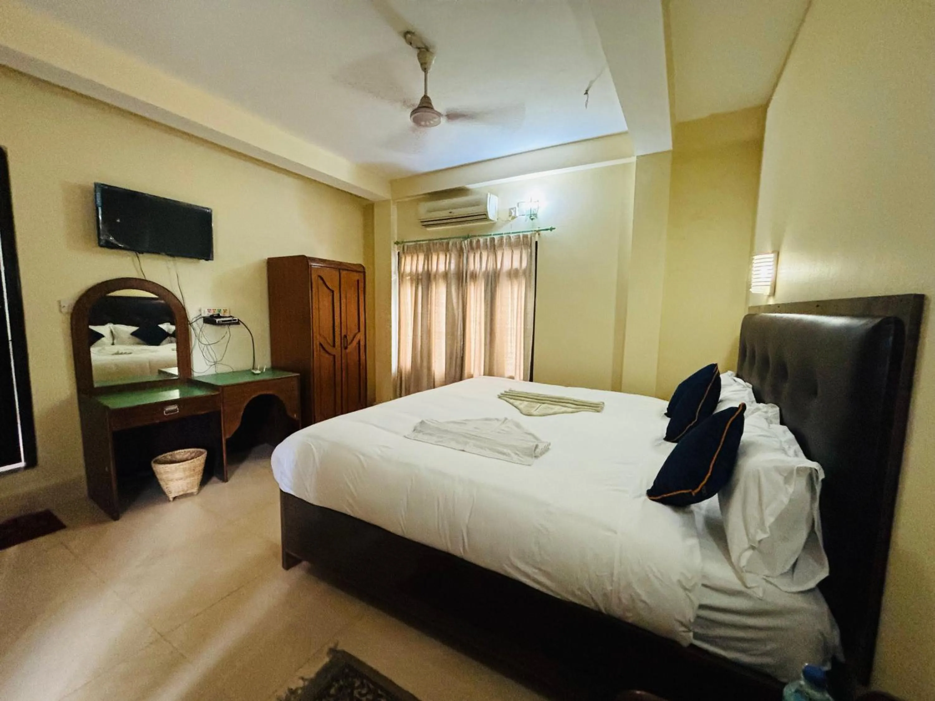 Bed in Travellers Jungle Camp-Sauraha