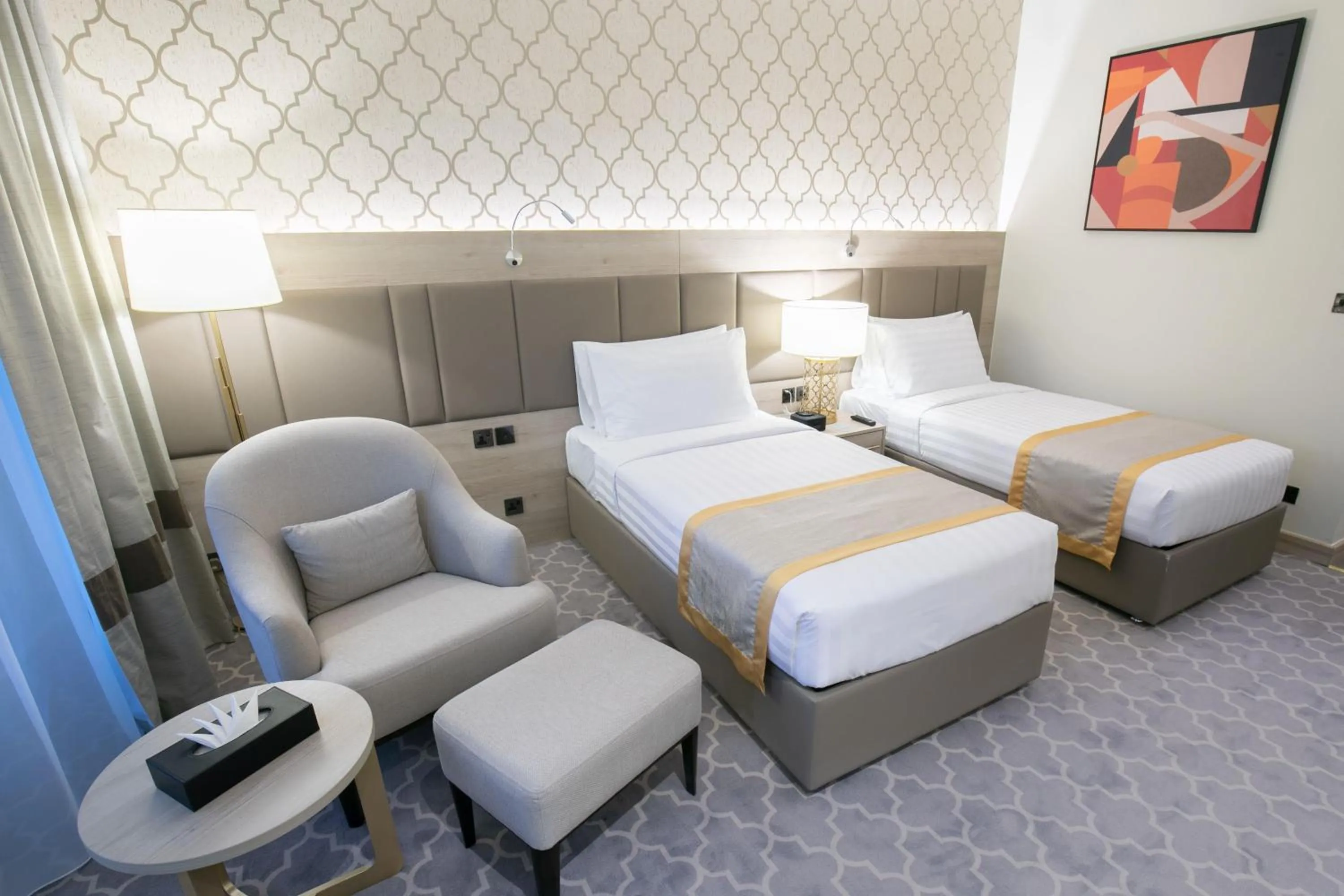 Bed in DoubleTree by Hilton Makkah Aziziyah