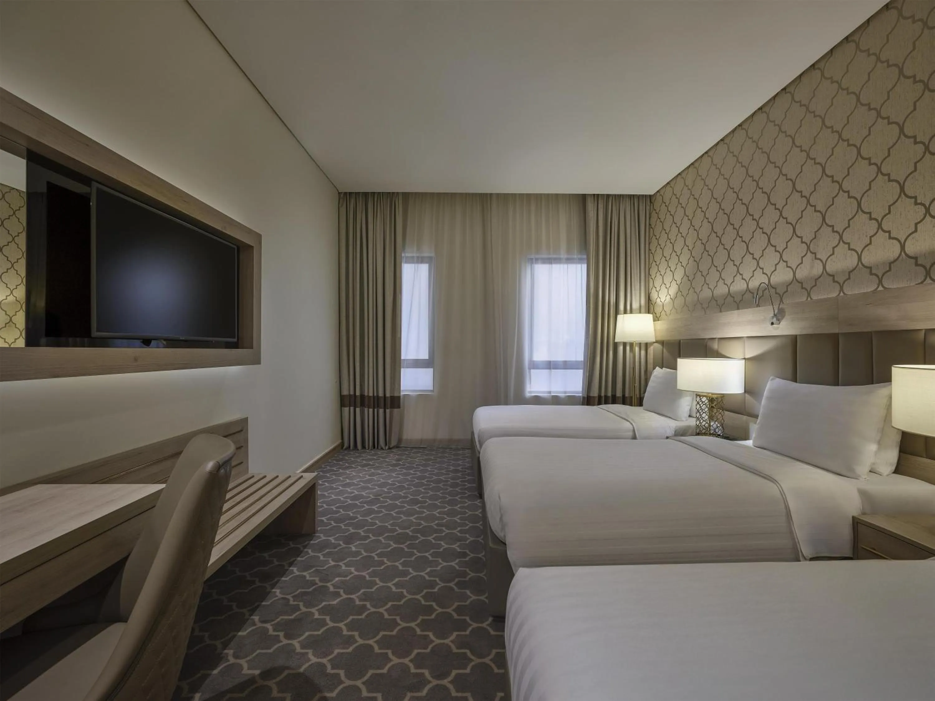 Bed in DoubleTree by Hilton Makkah Aziziyah