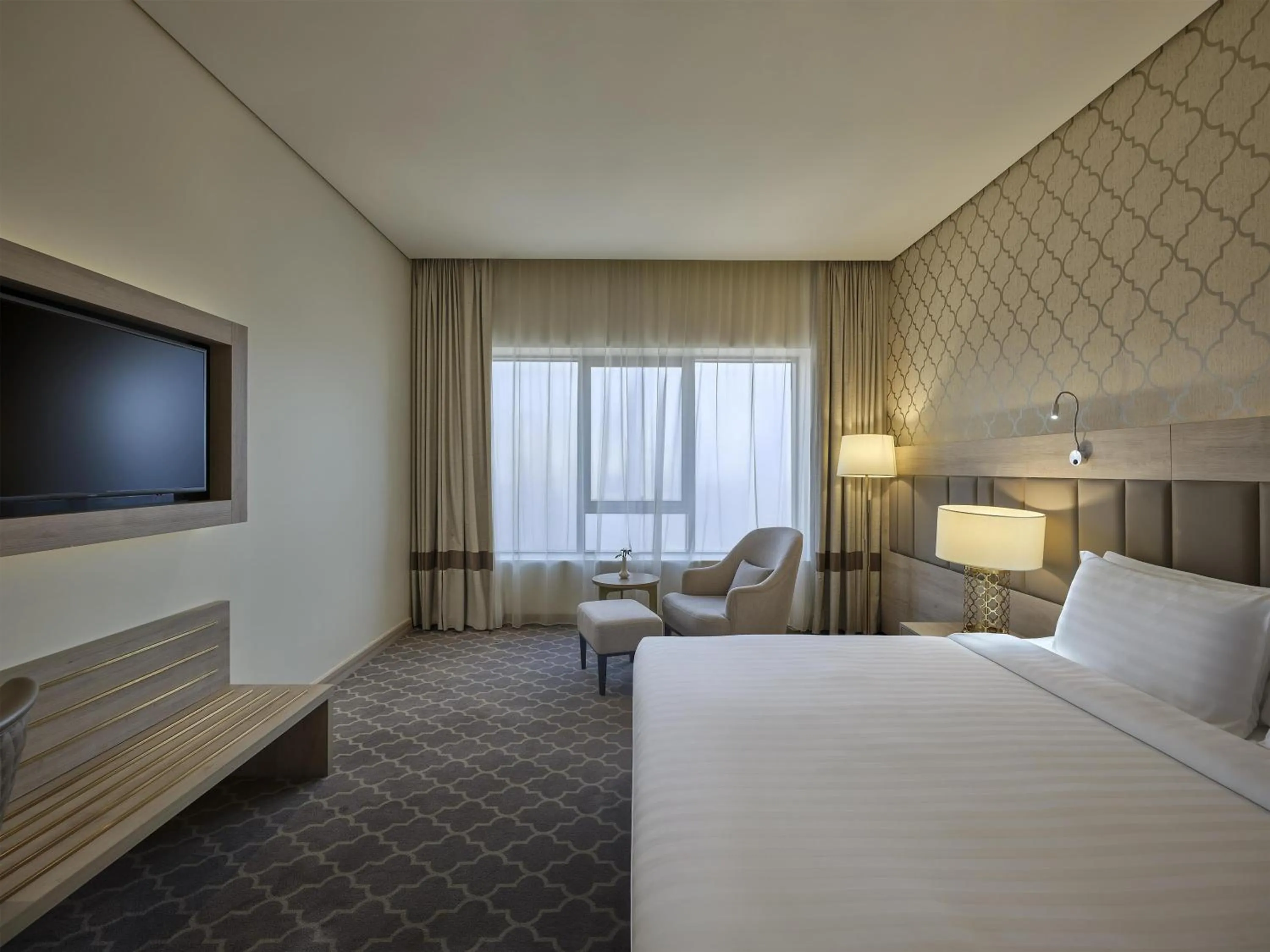 Bed in DoubleTree by Hilton Makkah Aziziyah