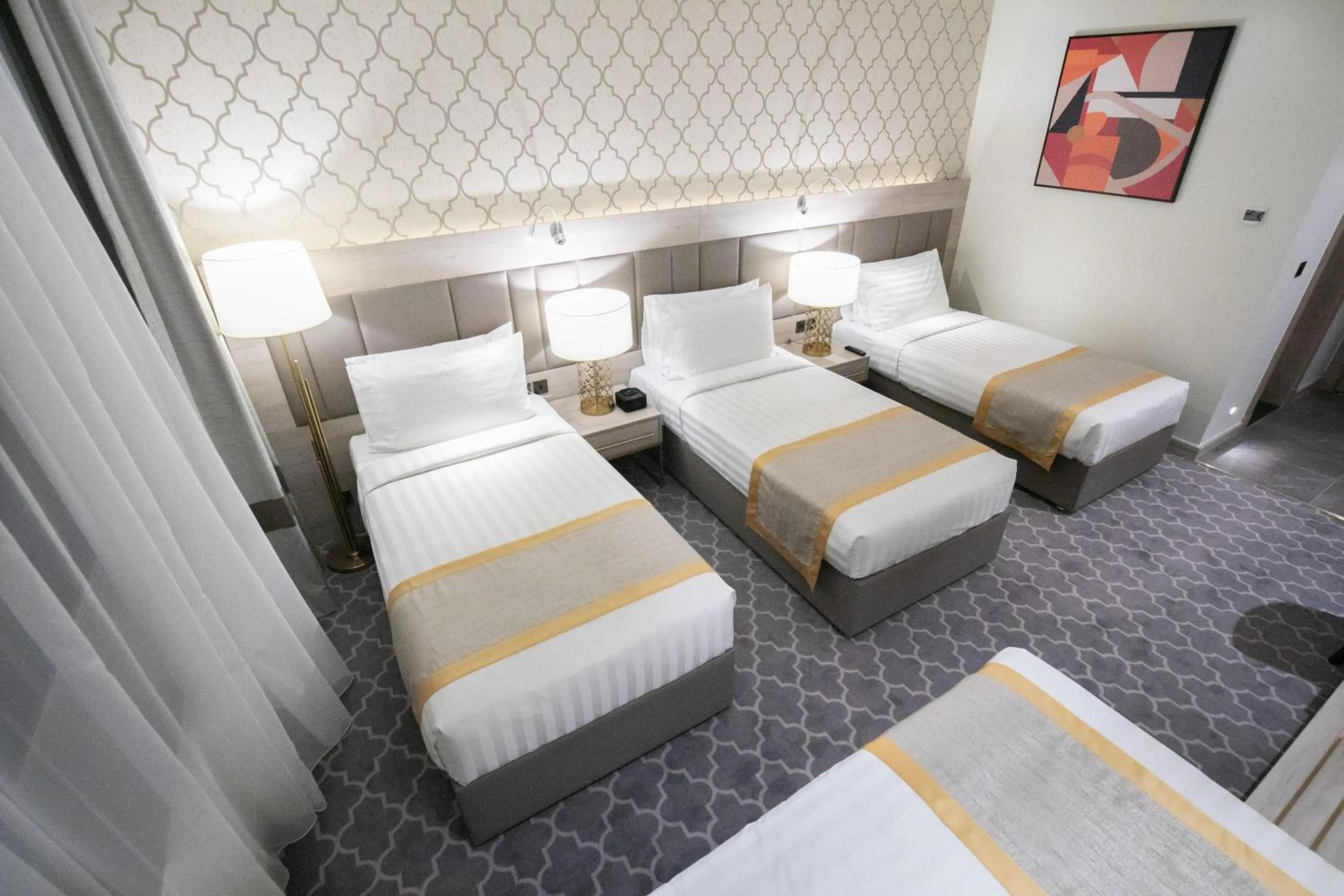 Bed in DoubleTree by Hilton Makkah Aziziyah