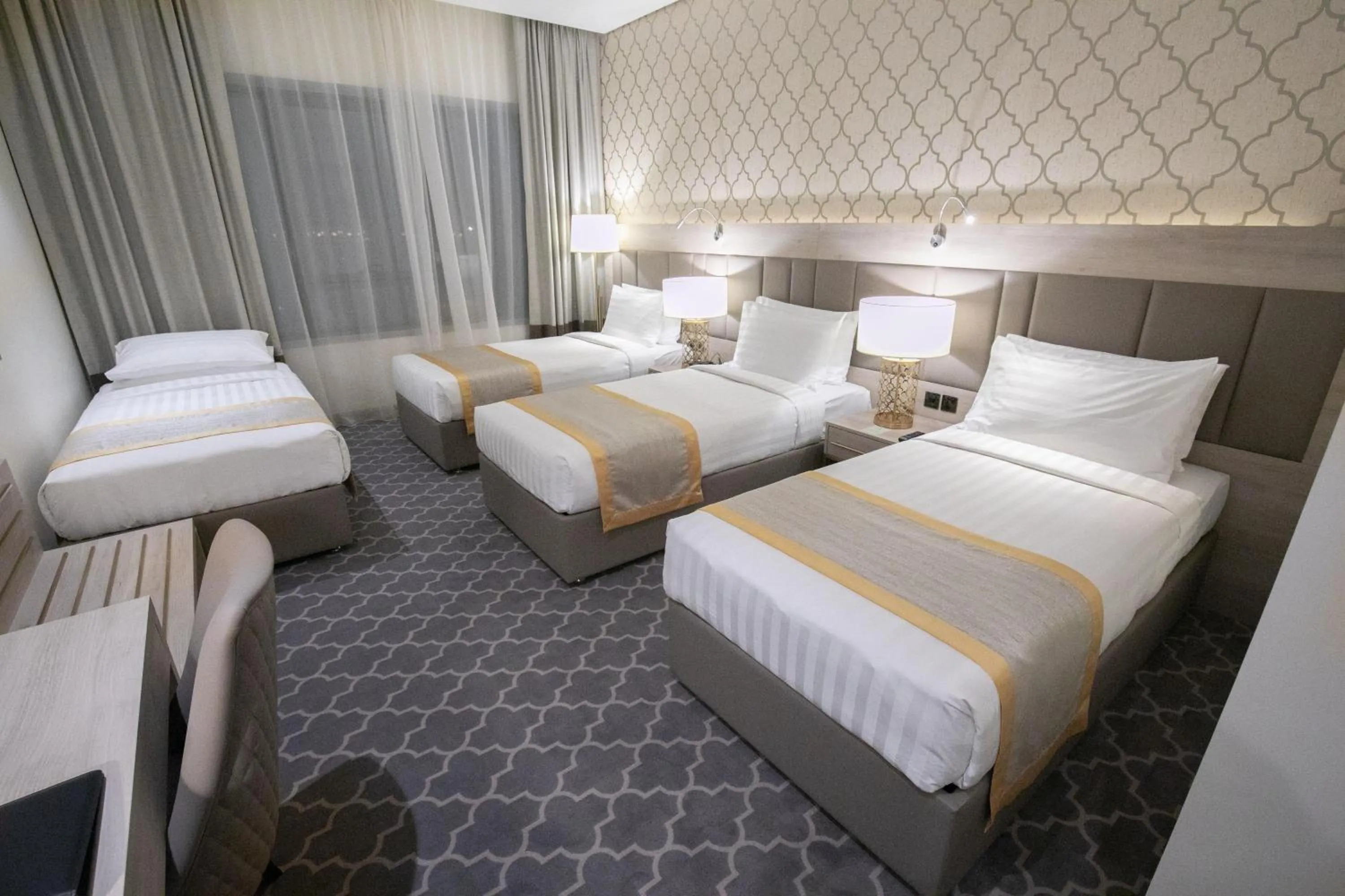 Bed in DoubleTree by Hilton Makkah Aziziyah