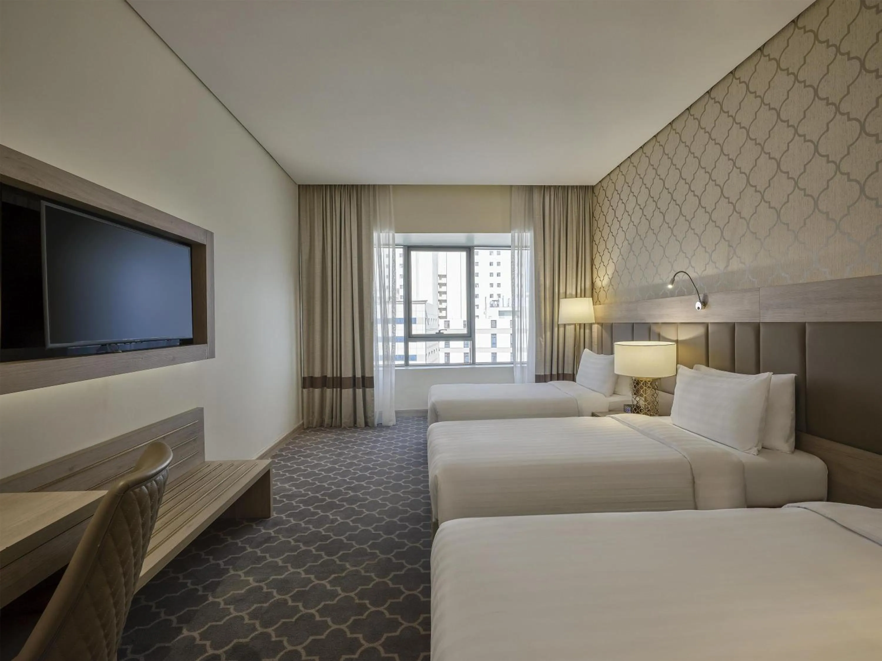 Bed in DoubleTree by Hilton Makkah Aziziyah