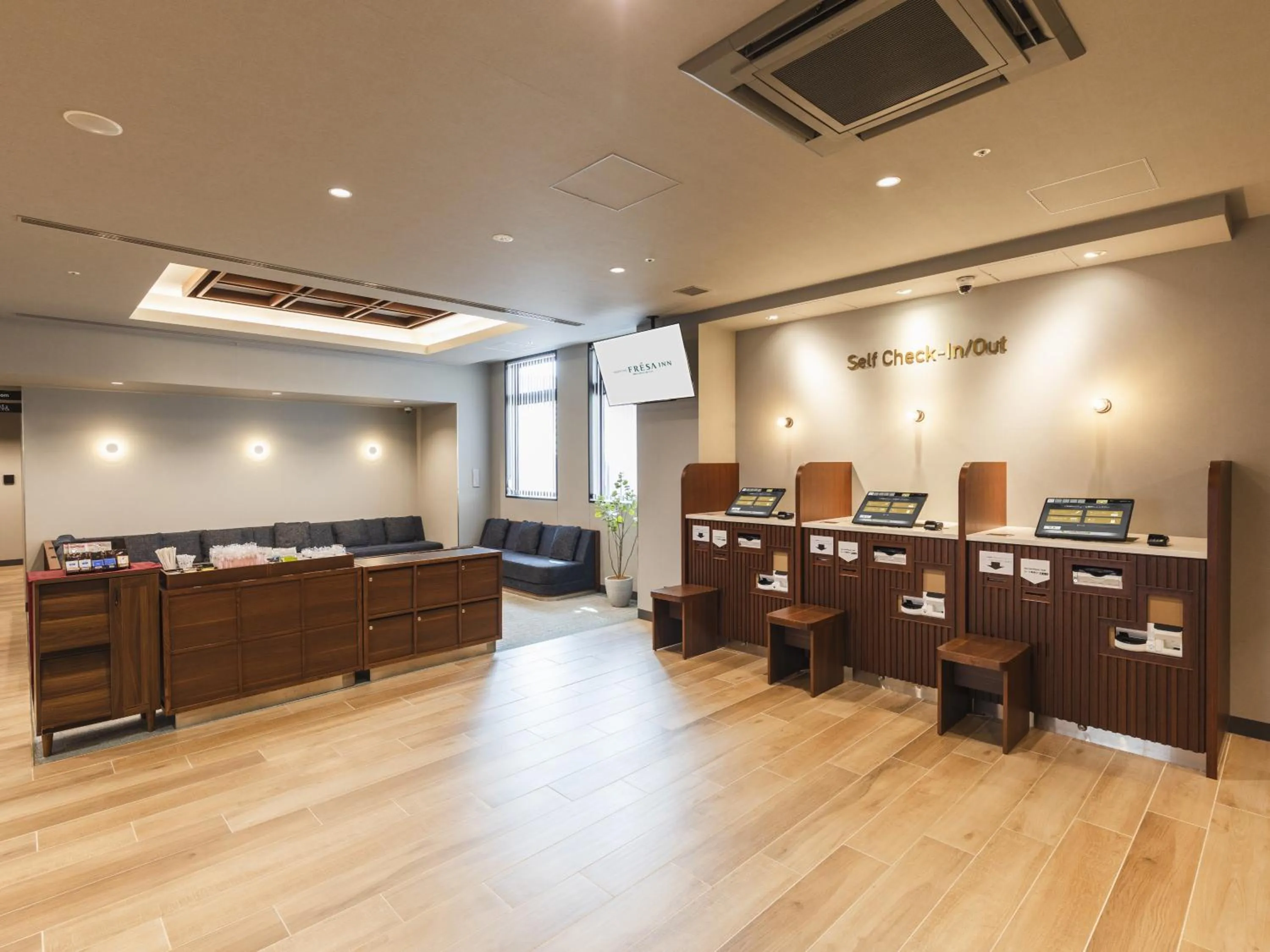 Lobby or reception in Sotetsu Fresa Inn Hiroshima