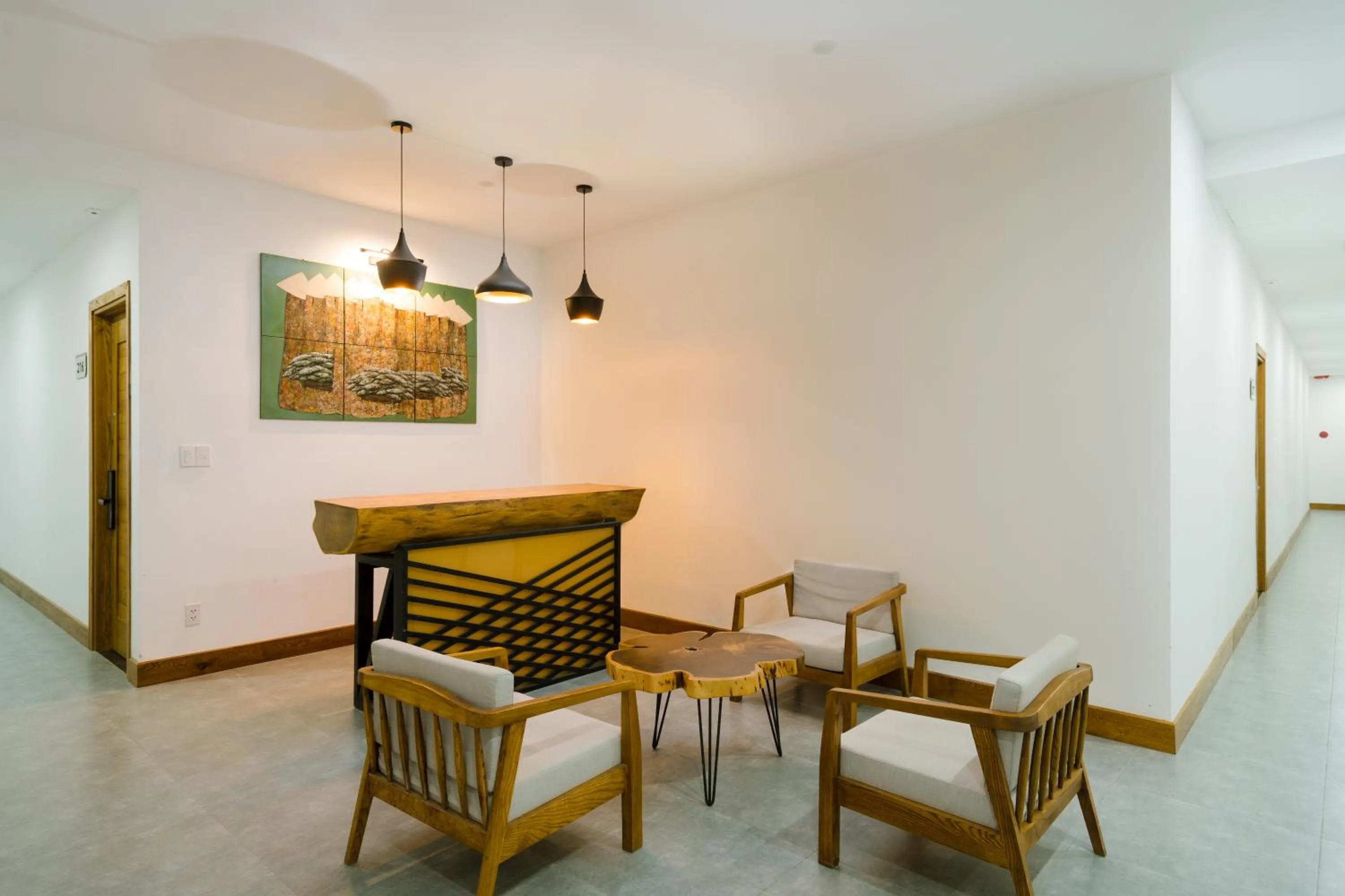 Seating area in Flexi Hotel & Apartment Han Market