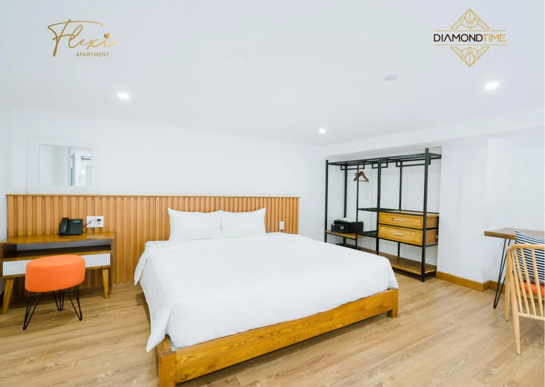 Bedroom, Bed in Flexi Hotel & Apartment Han Market