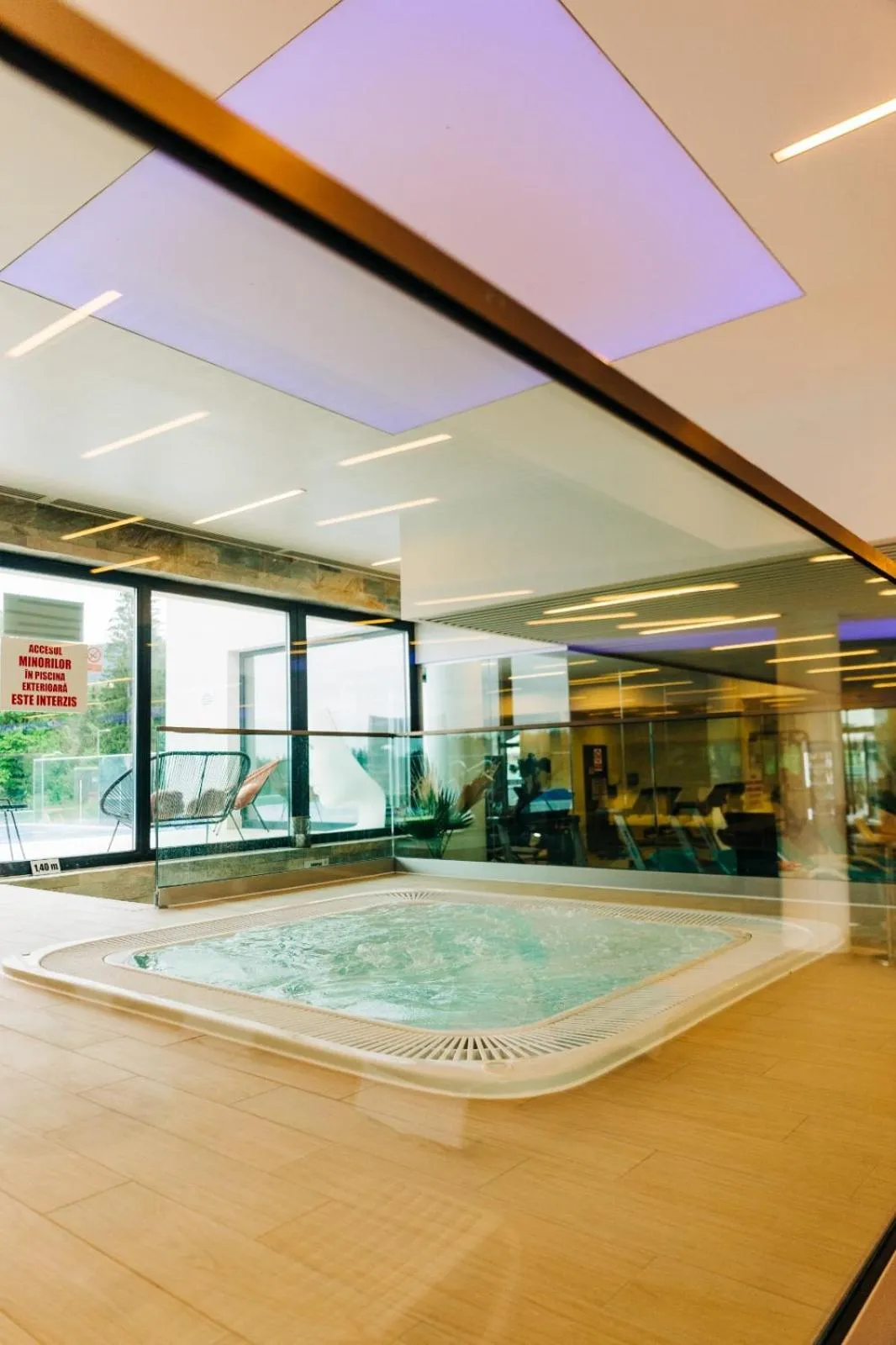 Swimming pool in Elexus Apartments Poiana Brasov