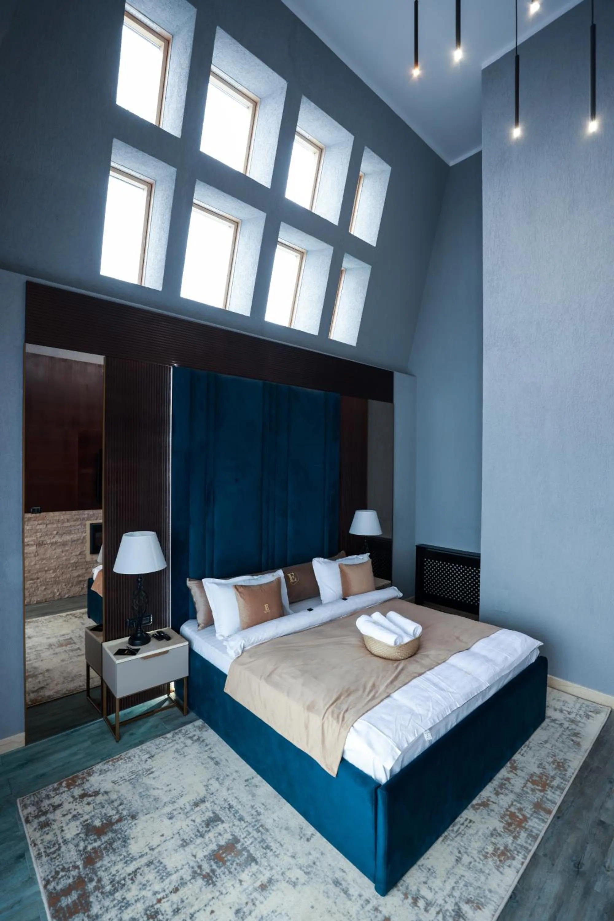 Bed in Elexus Apartments Poiana Brasov