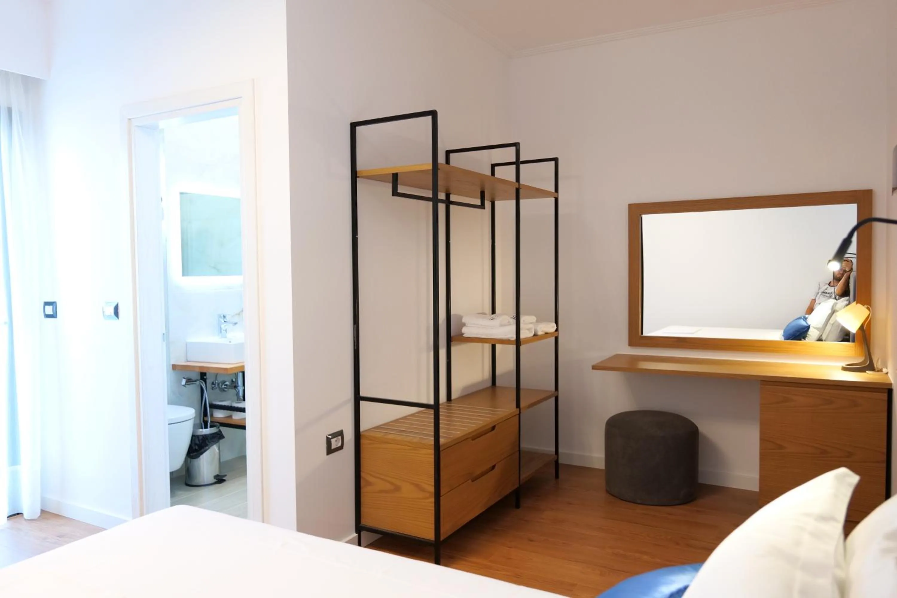 Bed in Hilltop Heaven Hotel