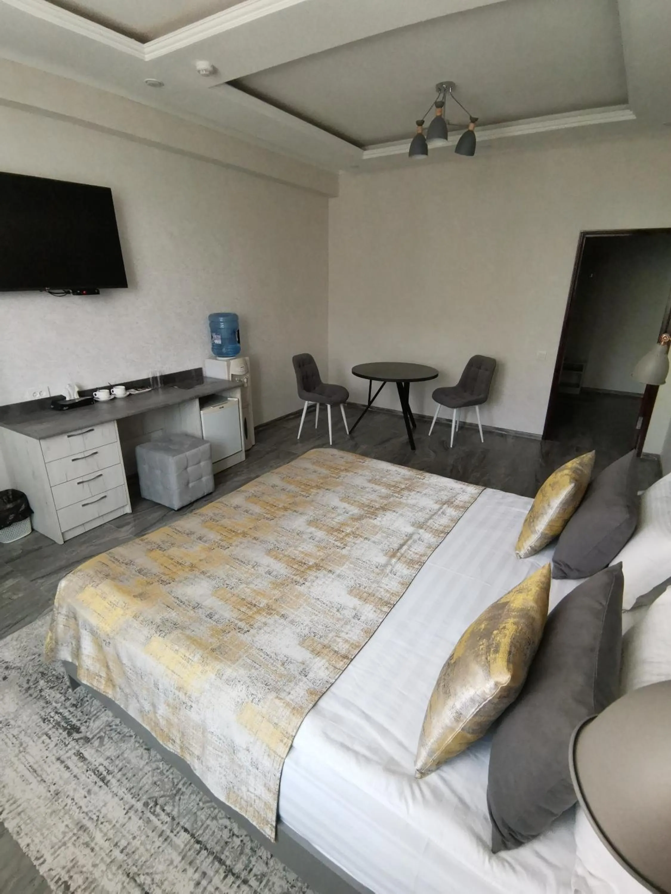 Bed in Altyn Adam Hotel