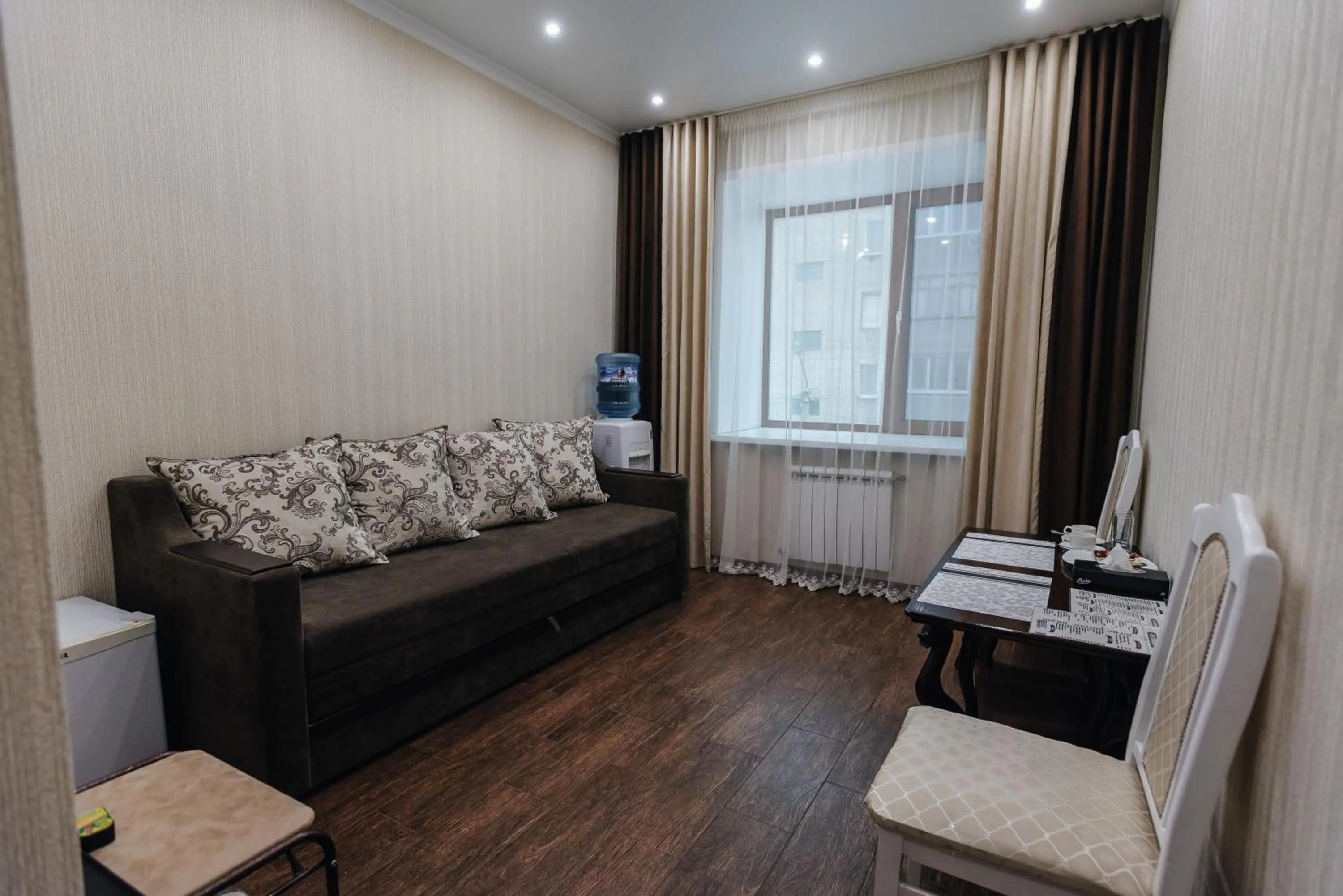 Seating area in Altyn Adam Hotel