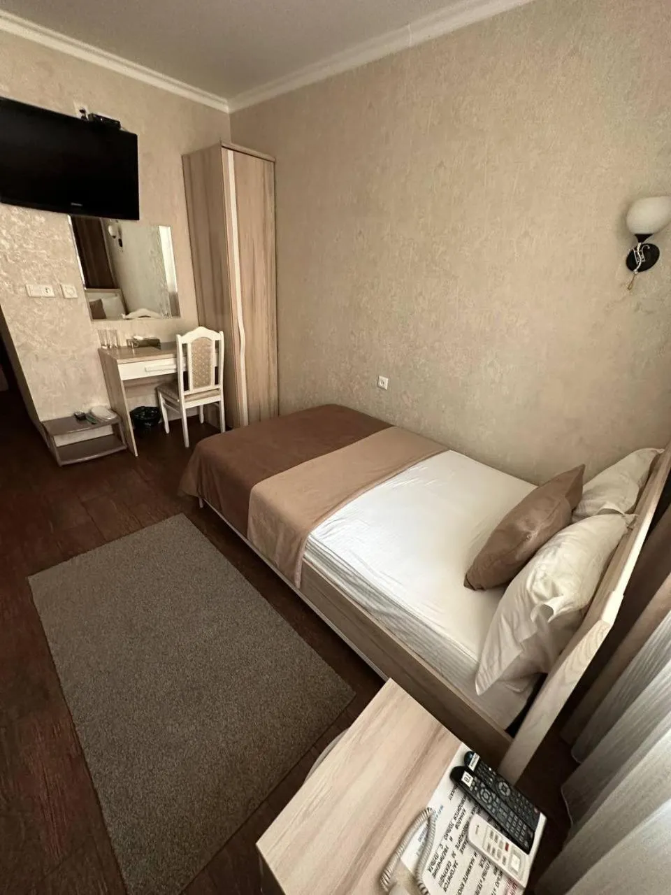 Bed in Altyn Adam Hotel