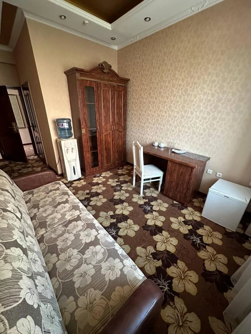 Bed in Altyn Adam Hotel