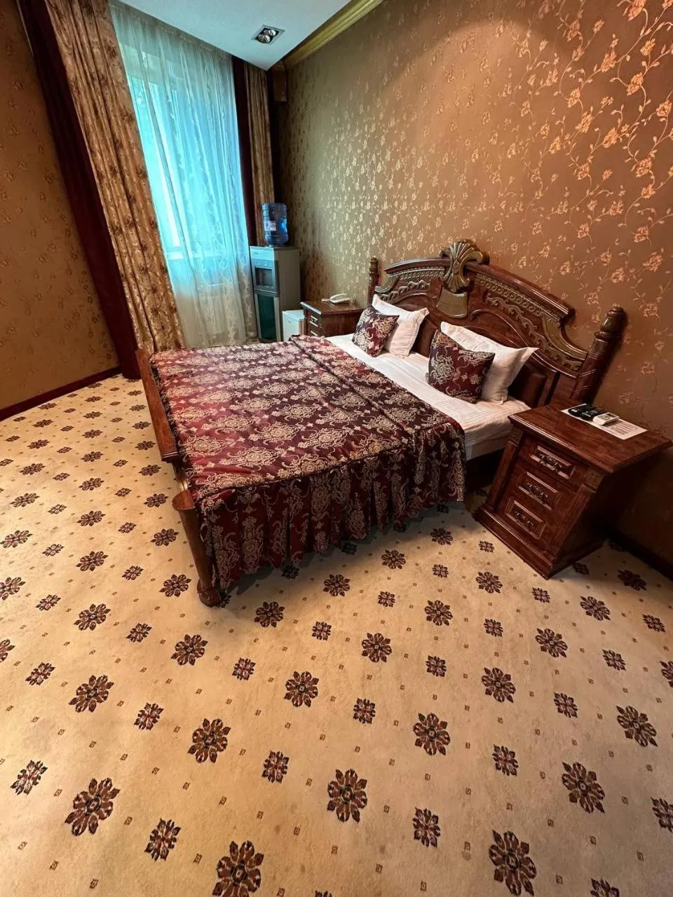 Bed in Altyn Adam Hotel