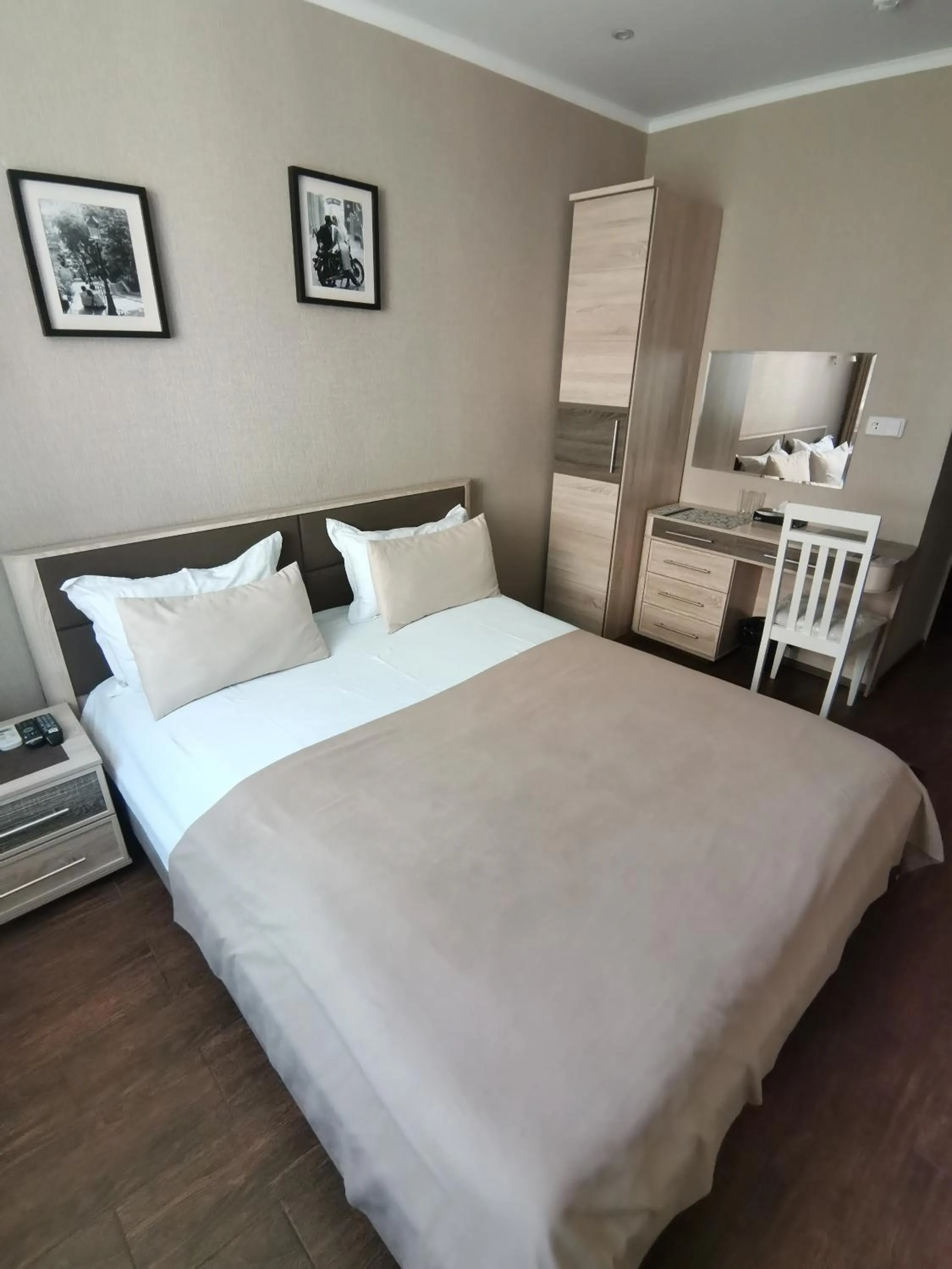 Bed in Altyn Adam Hotel