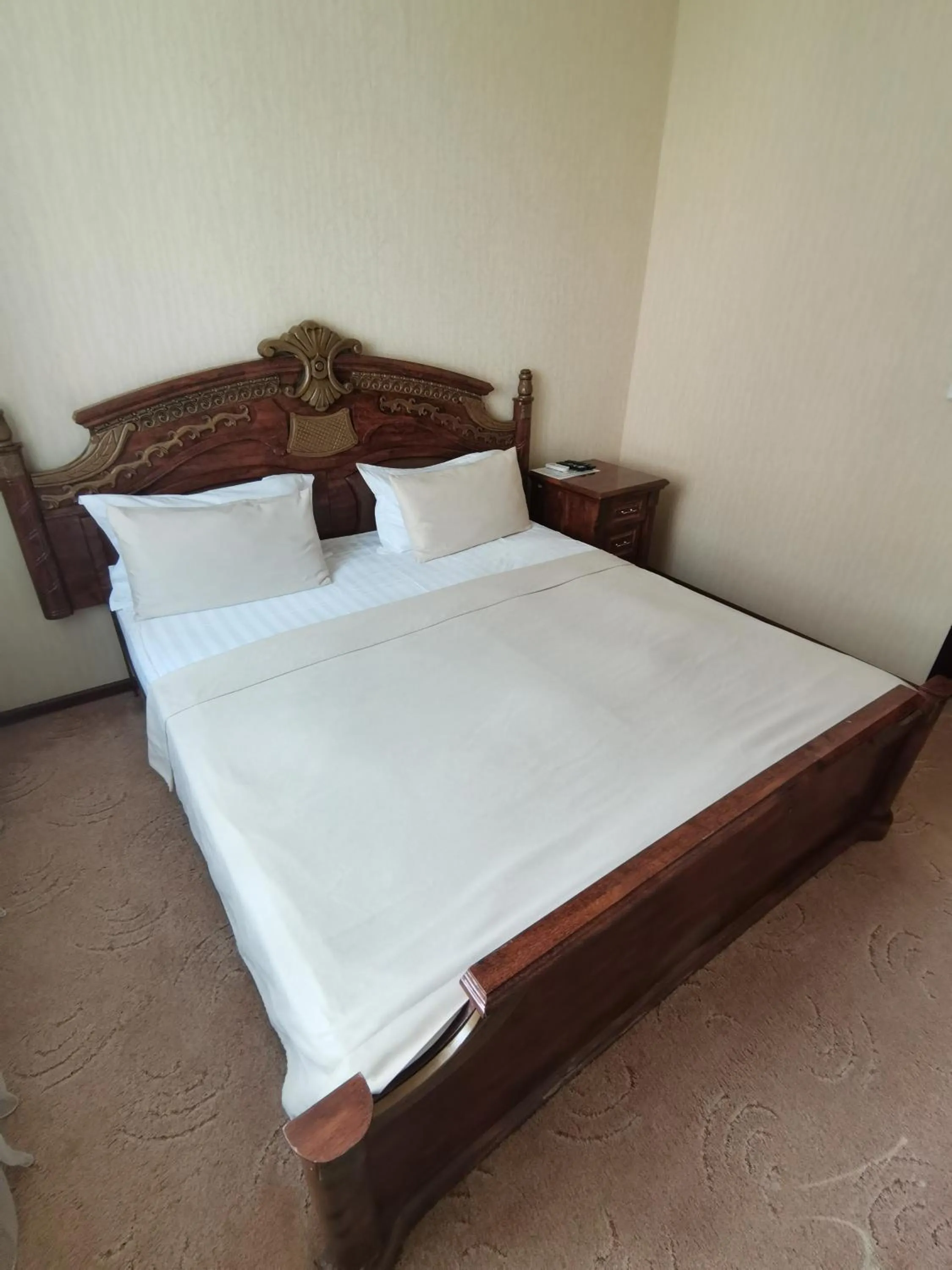Bed in Altyn Adam Hotel