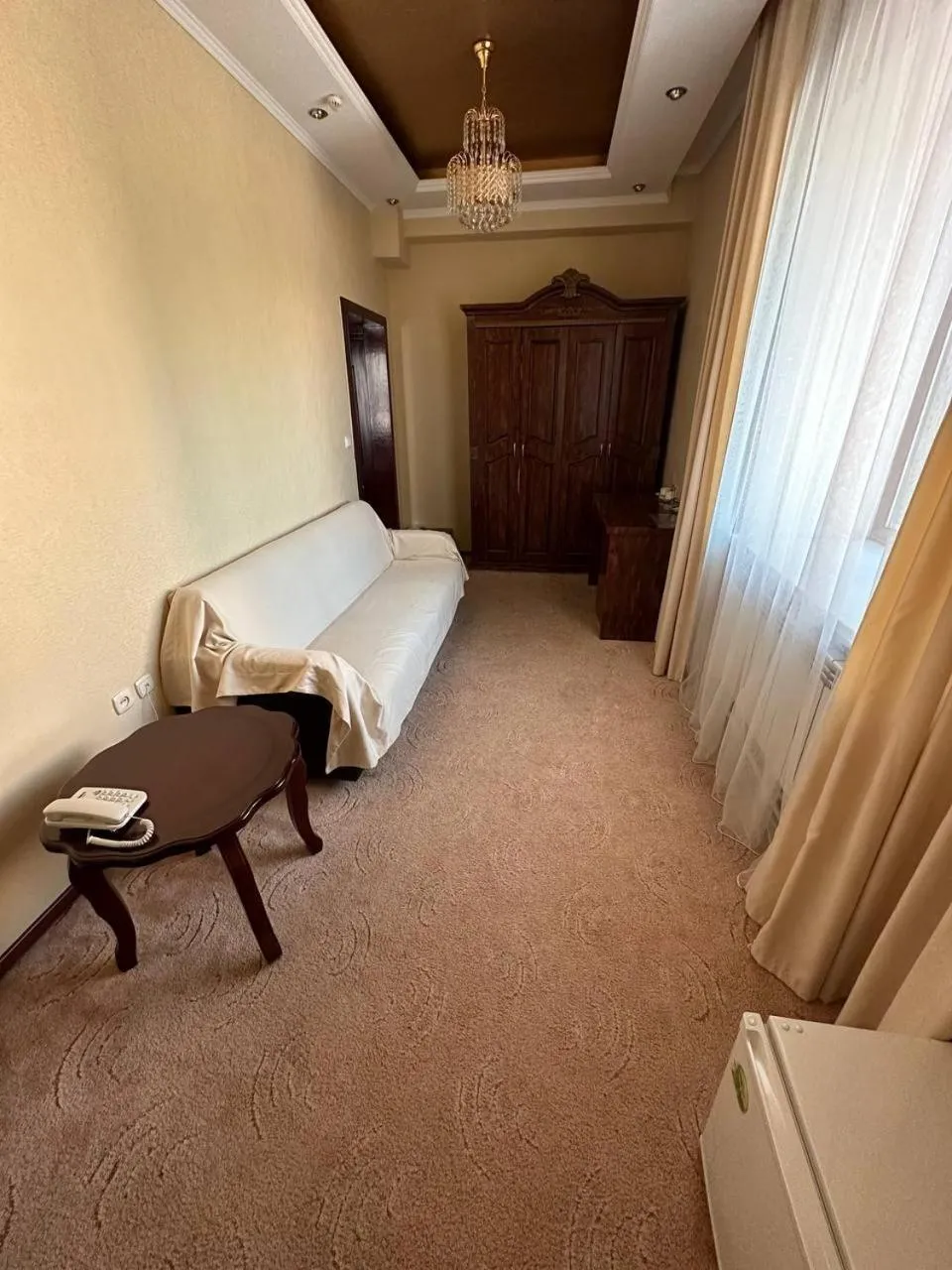 Bed in Altyn Adam Hotel
