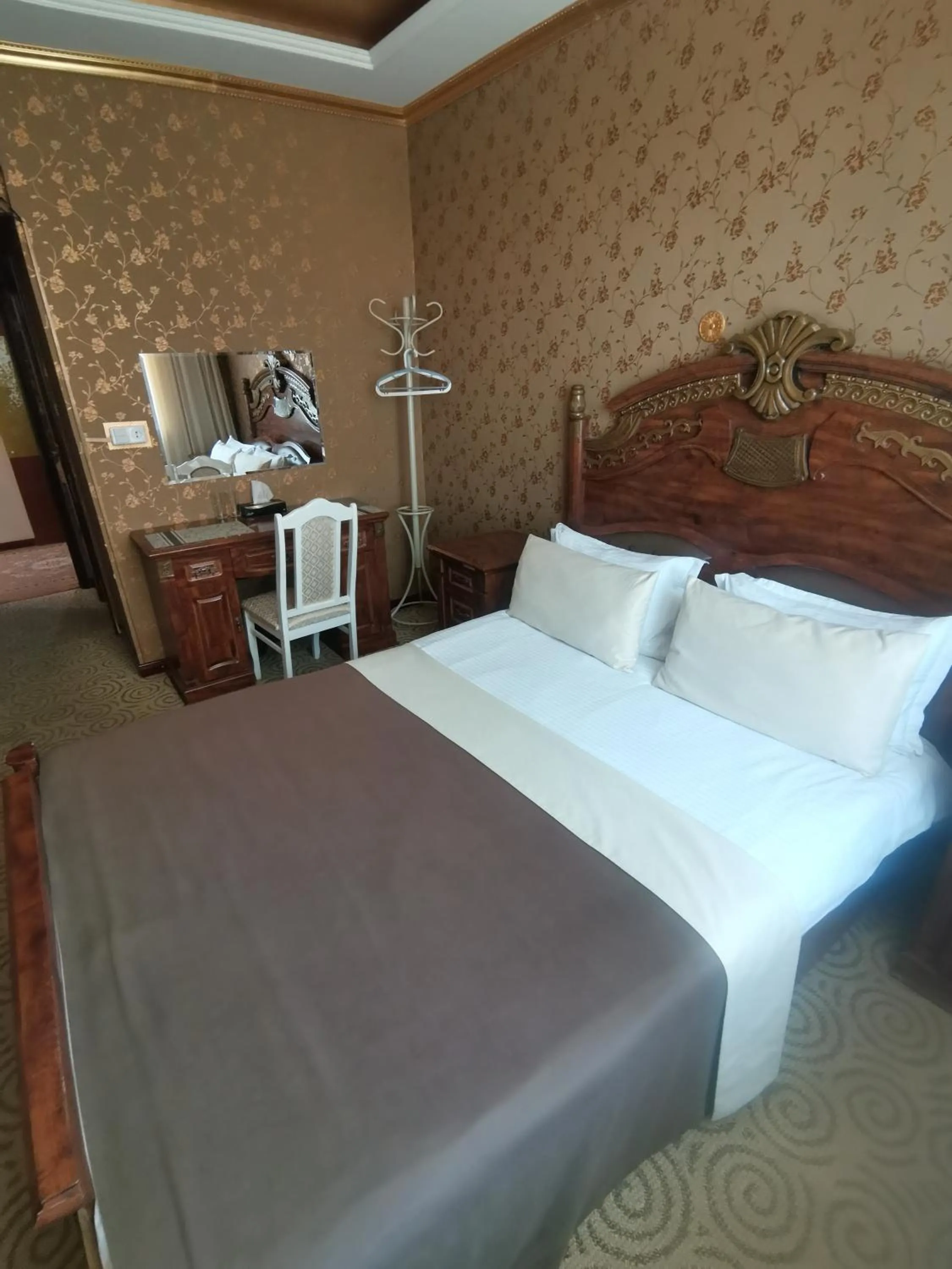 Bed in Altyn Adam Hotel