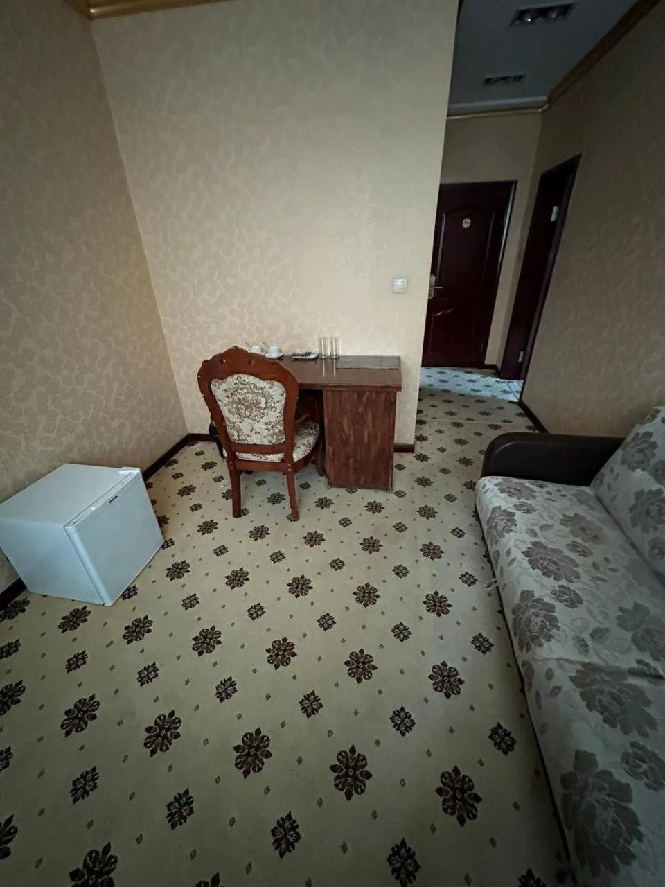 Bed in Altyn Adam Hotel