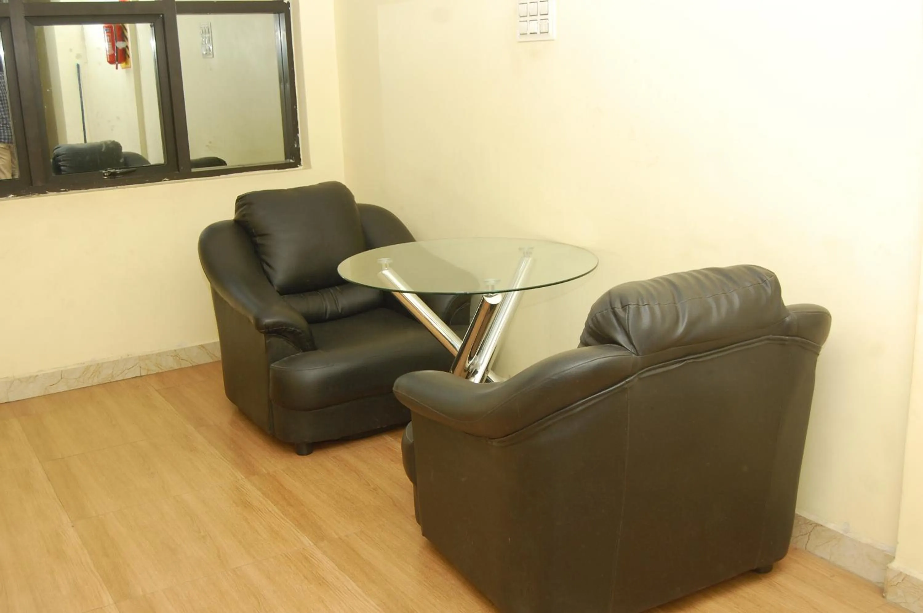 Seating area in Adhi Residency
