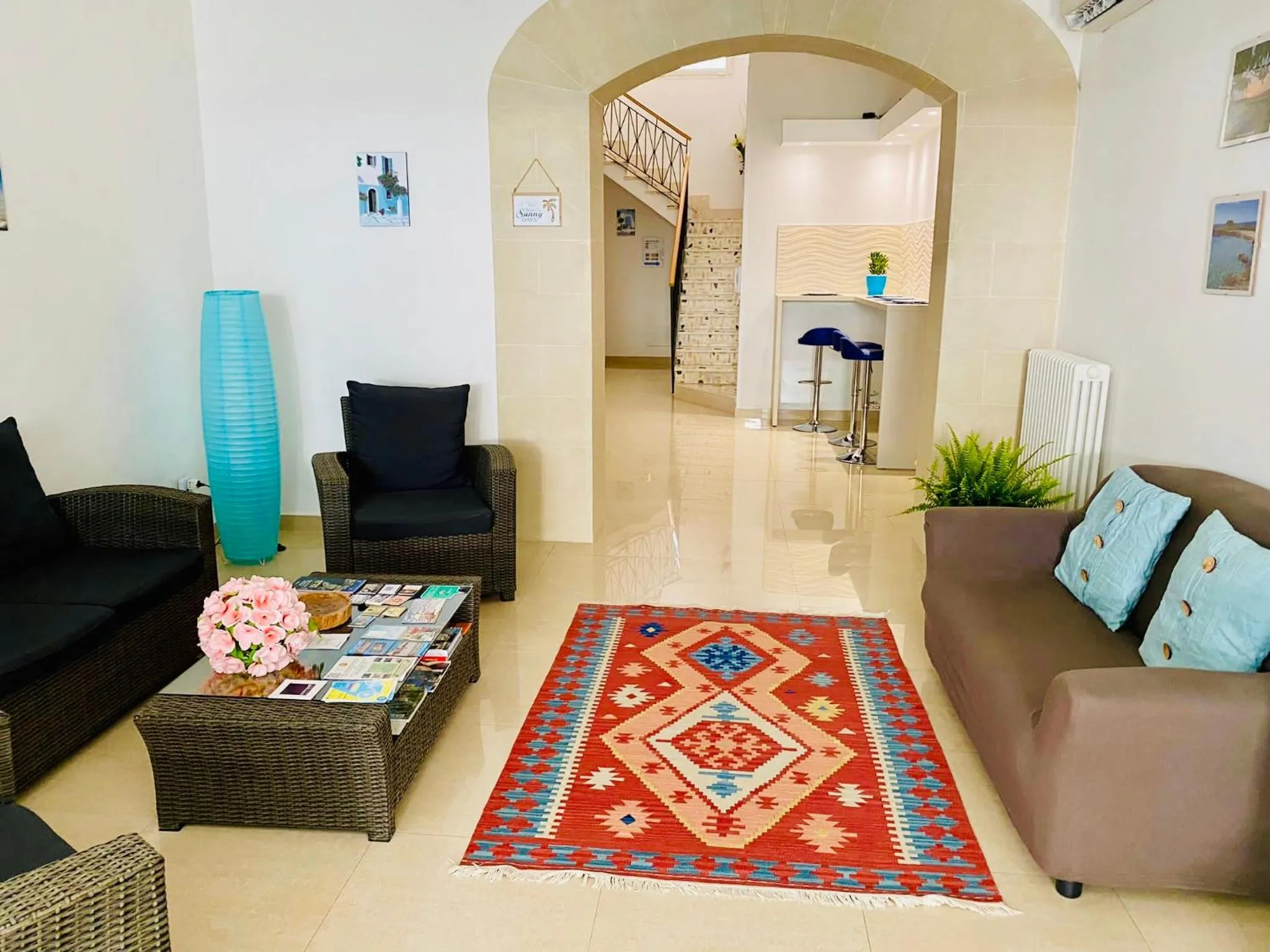 Lobby or reception in B&B Pietramare