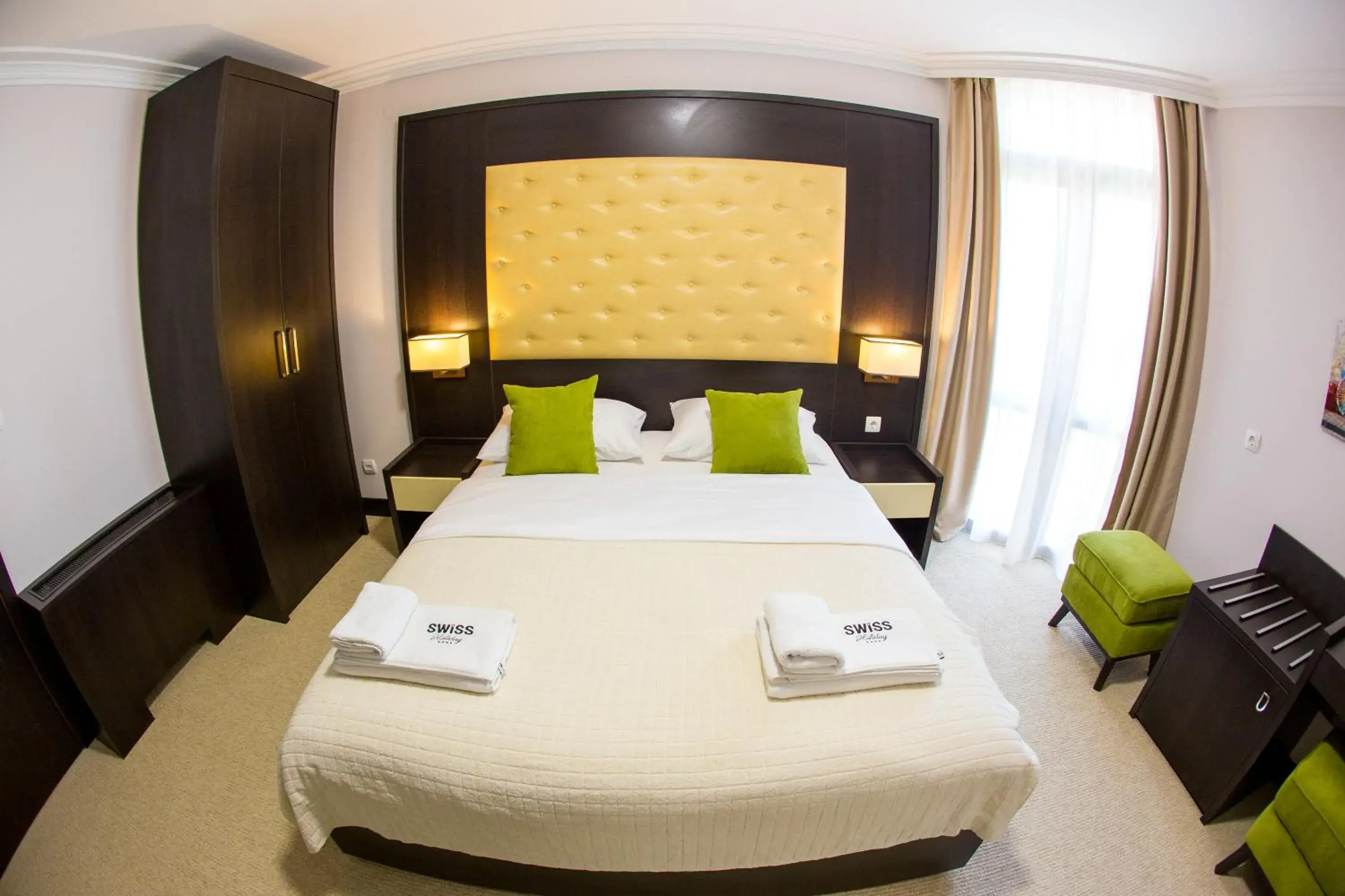 Deluxe Double Room with Balcony - single occupancy in Swiss Holiday Deluxe Double Room with Balcony - single occupancy in Swiss Holiday