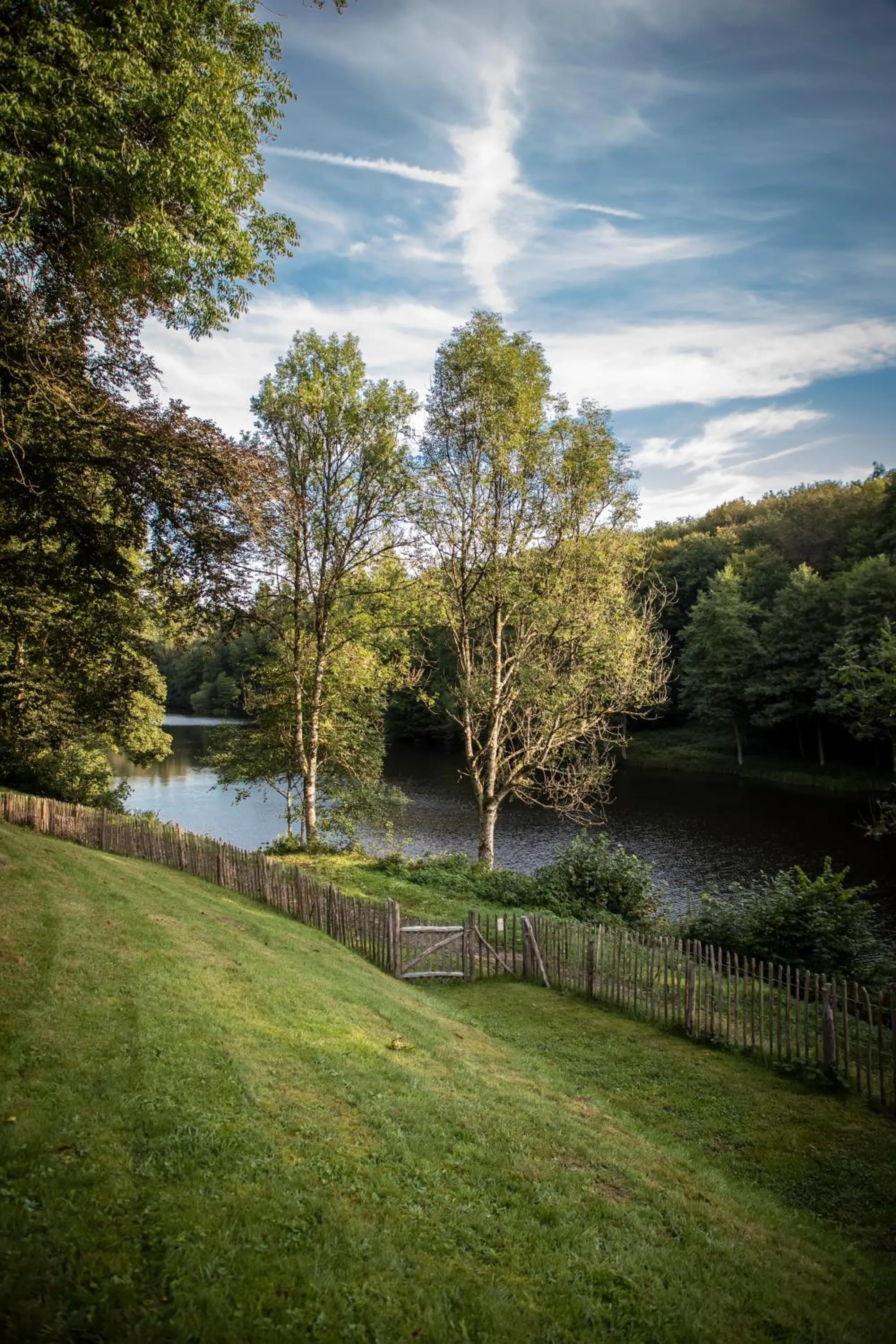 Garden in Château du Pont d'Oye
