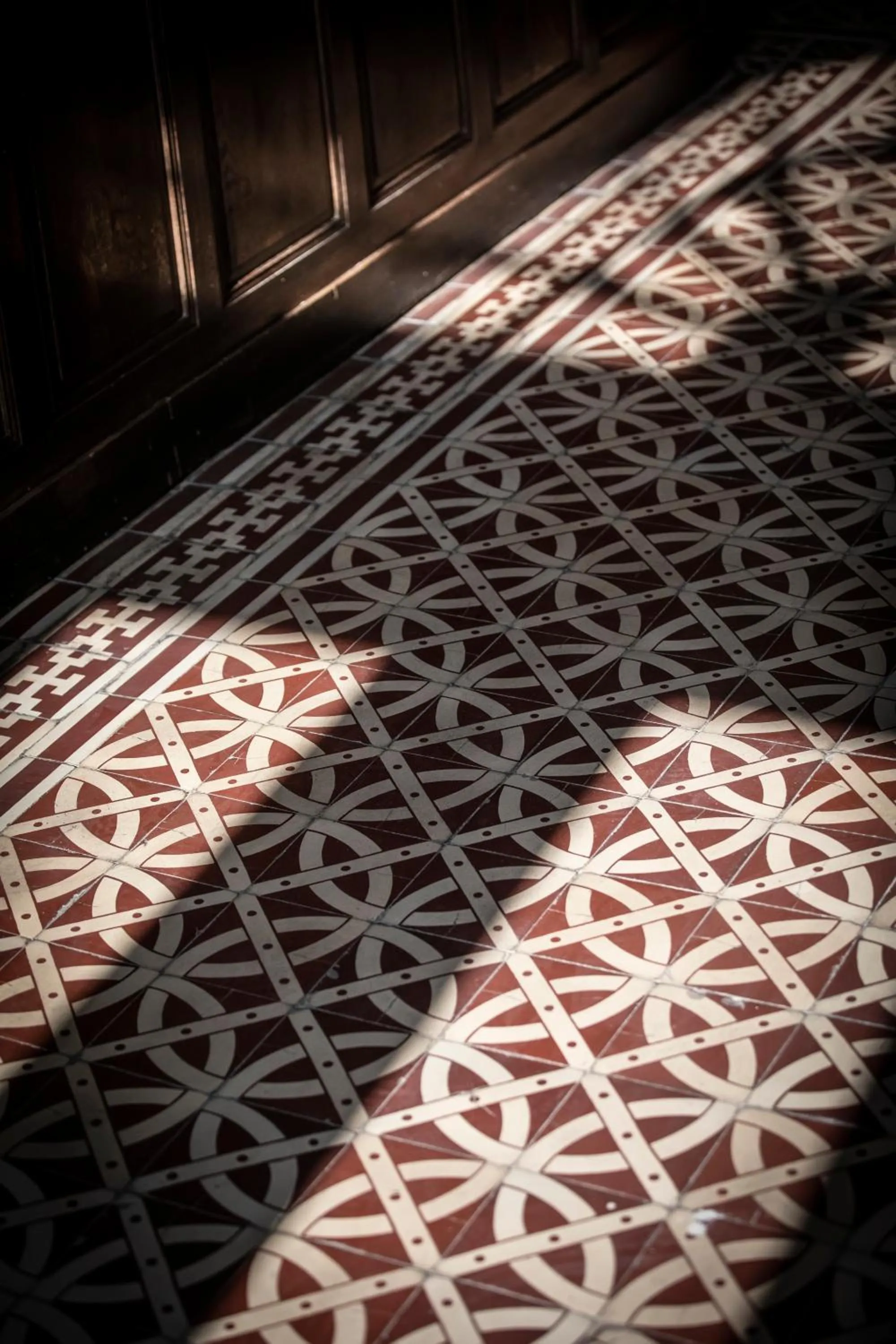 Decorative detail in Château du Pont d'Oye