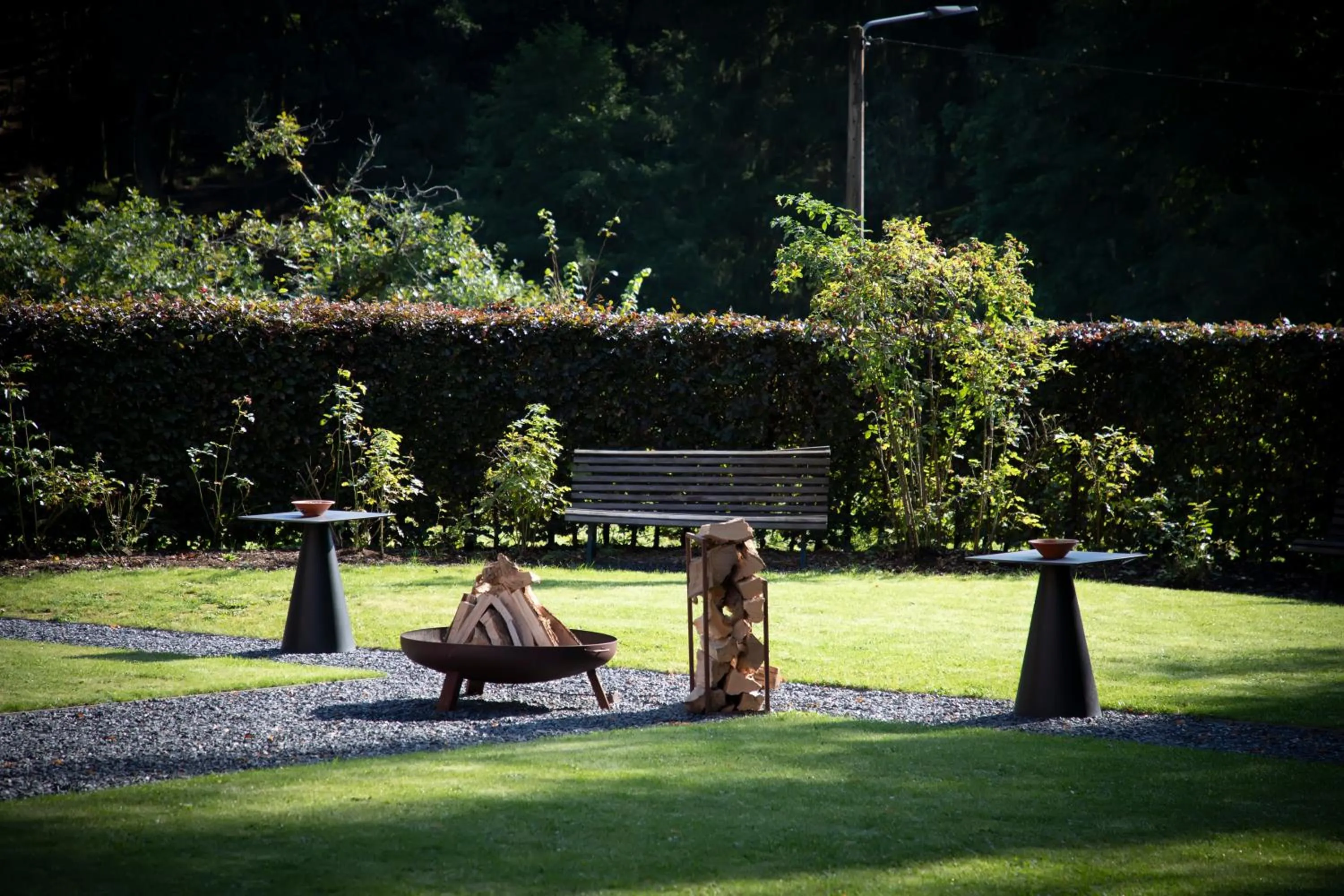 Garden in Château du Pont d'Oye