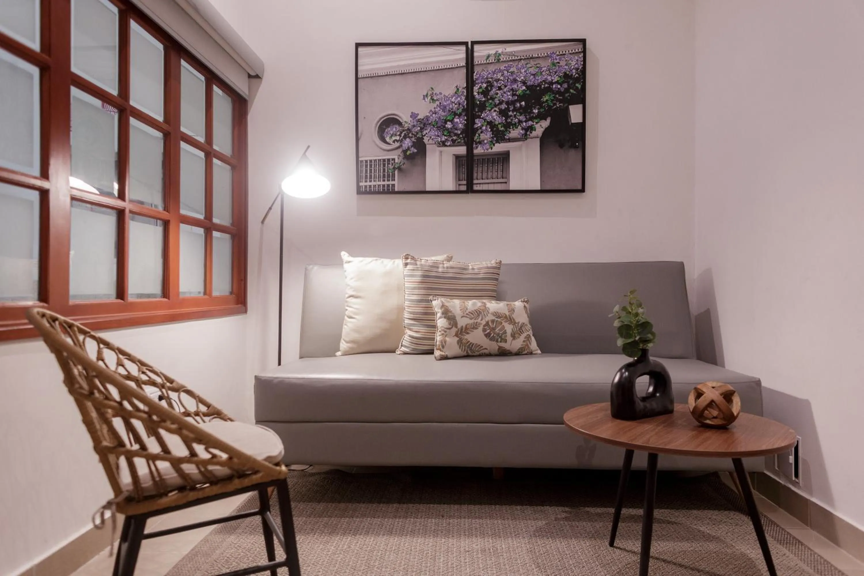 Living room in Ganem Suites Cartagena