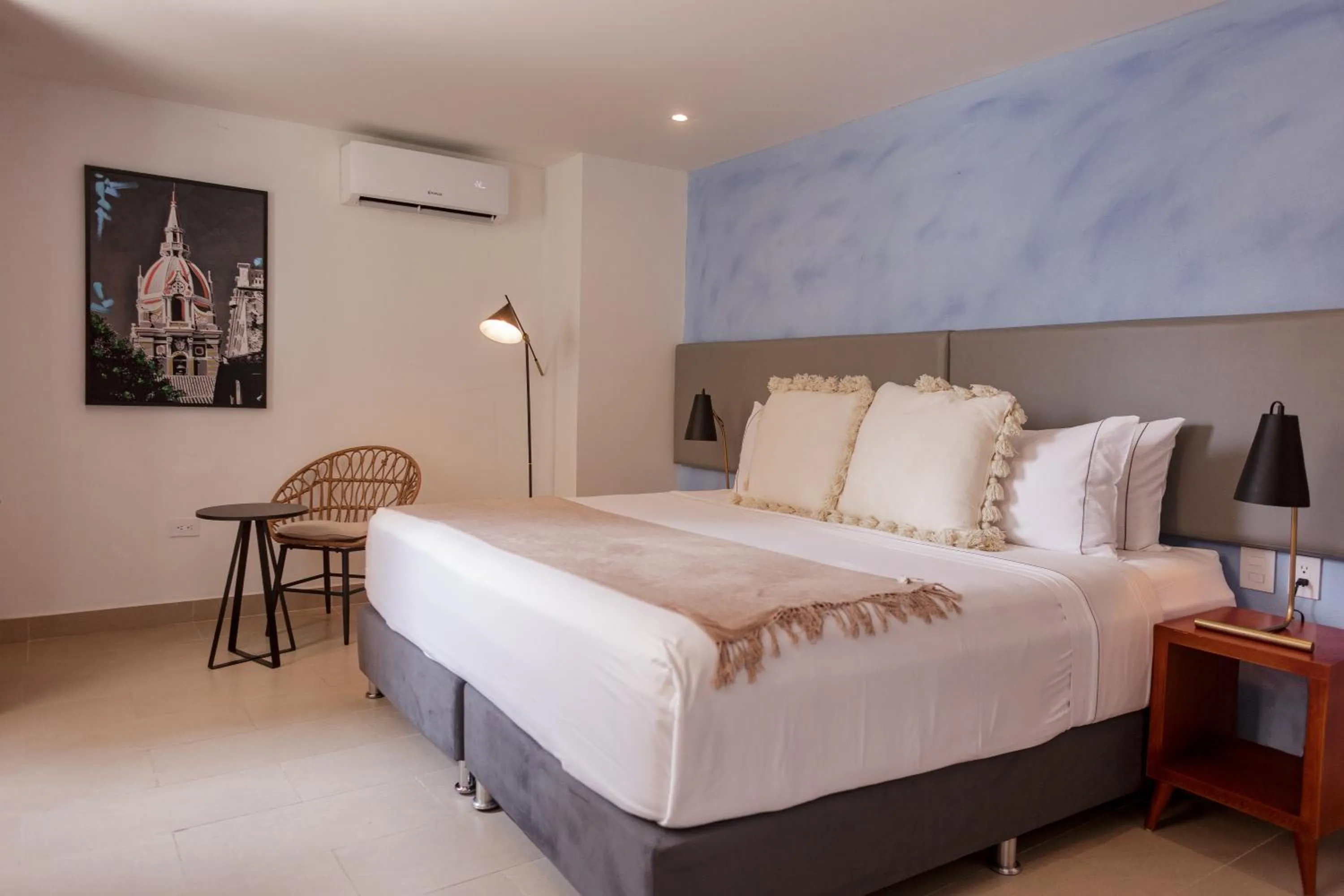 Bed in Ganem Suites Cartagena