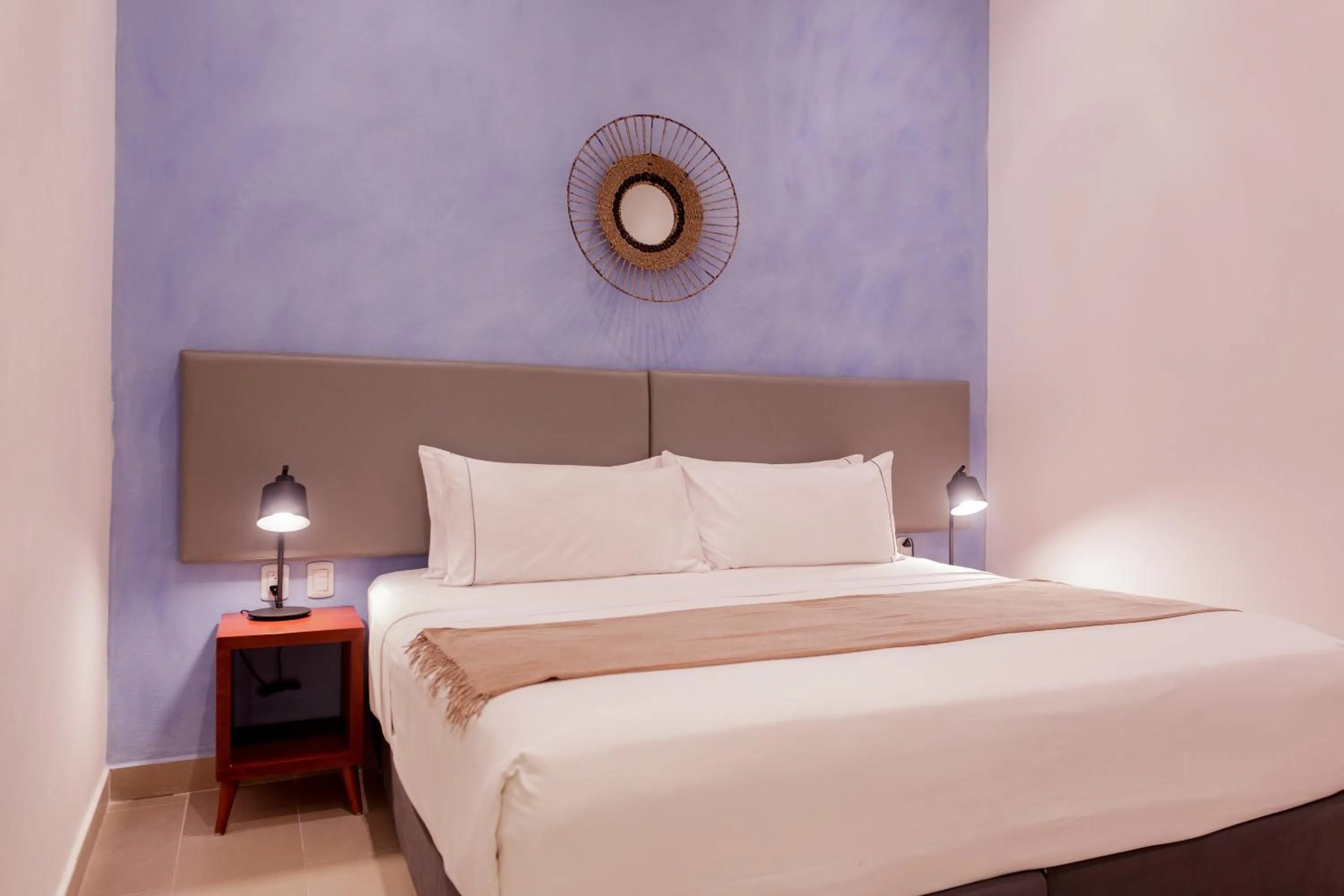 Bed in Ganem Suites Cartagena