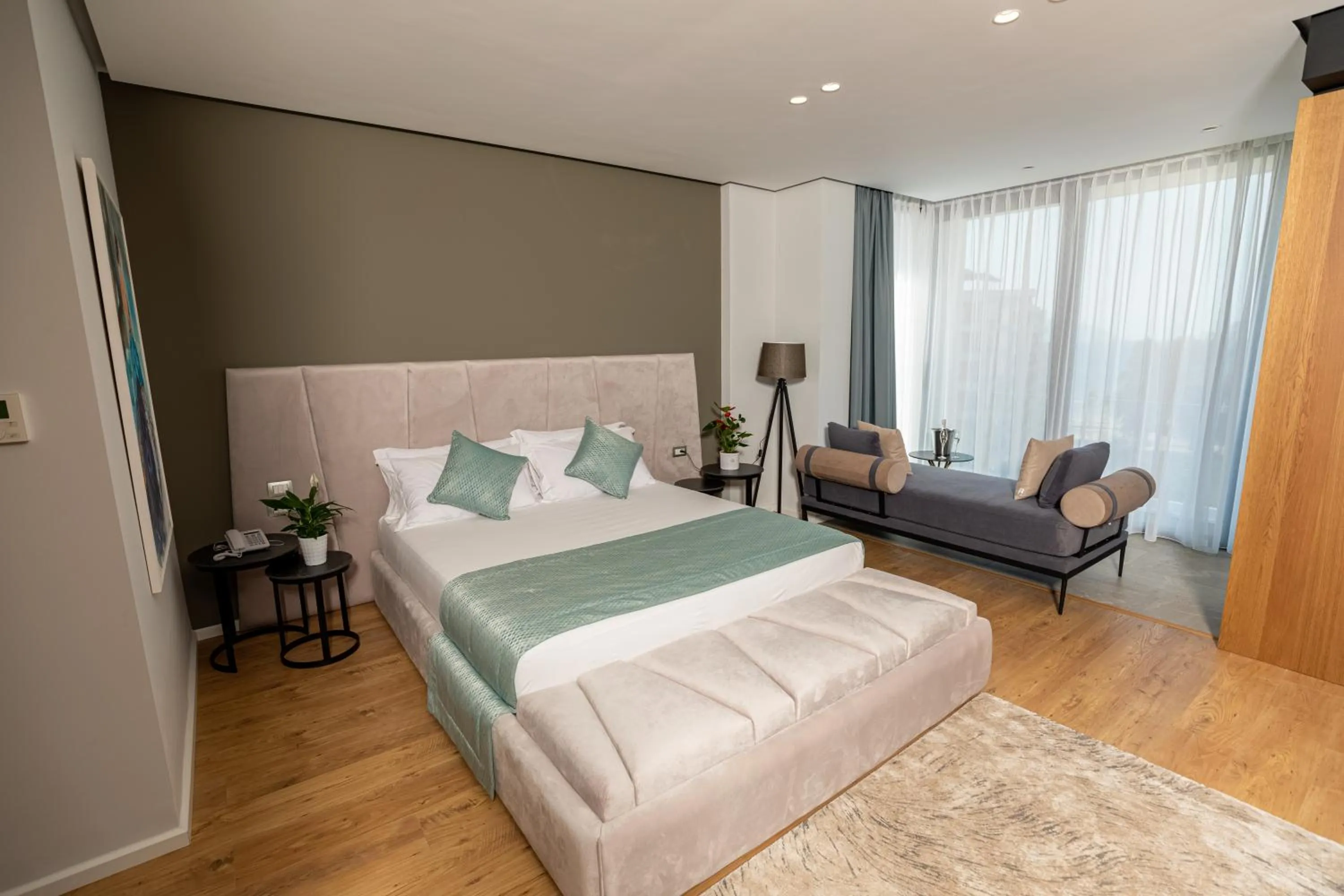 Bed in Ames Hotel & SPA