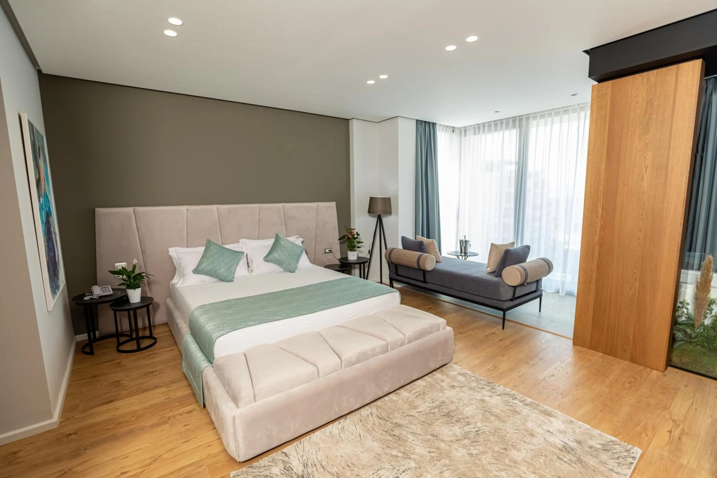 Bed in Ames Hotel & SPA