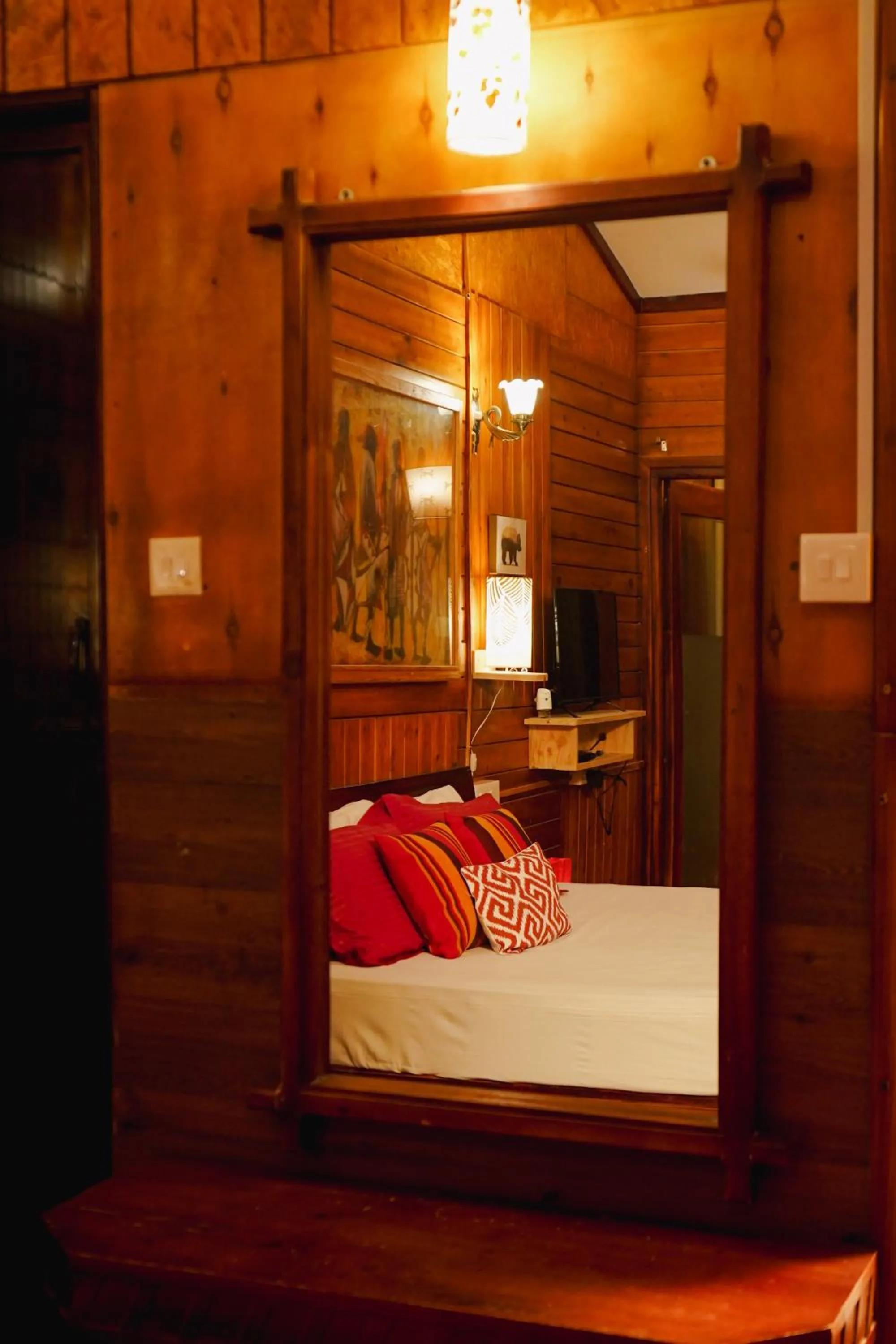 Bed in De Rock Jungle Living Resort