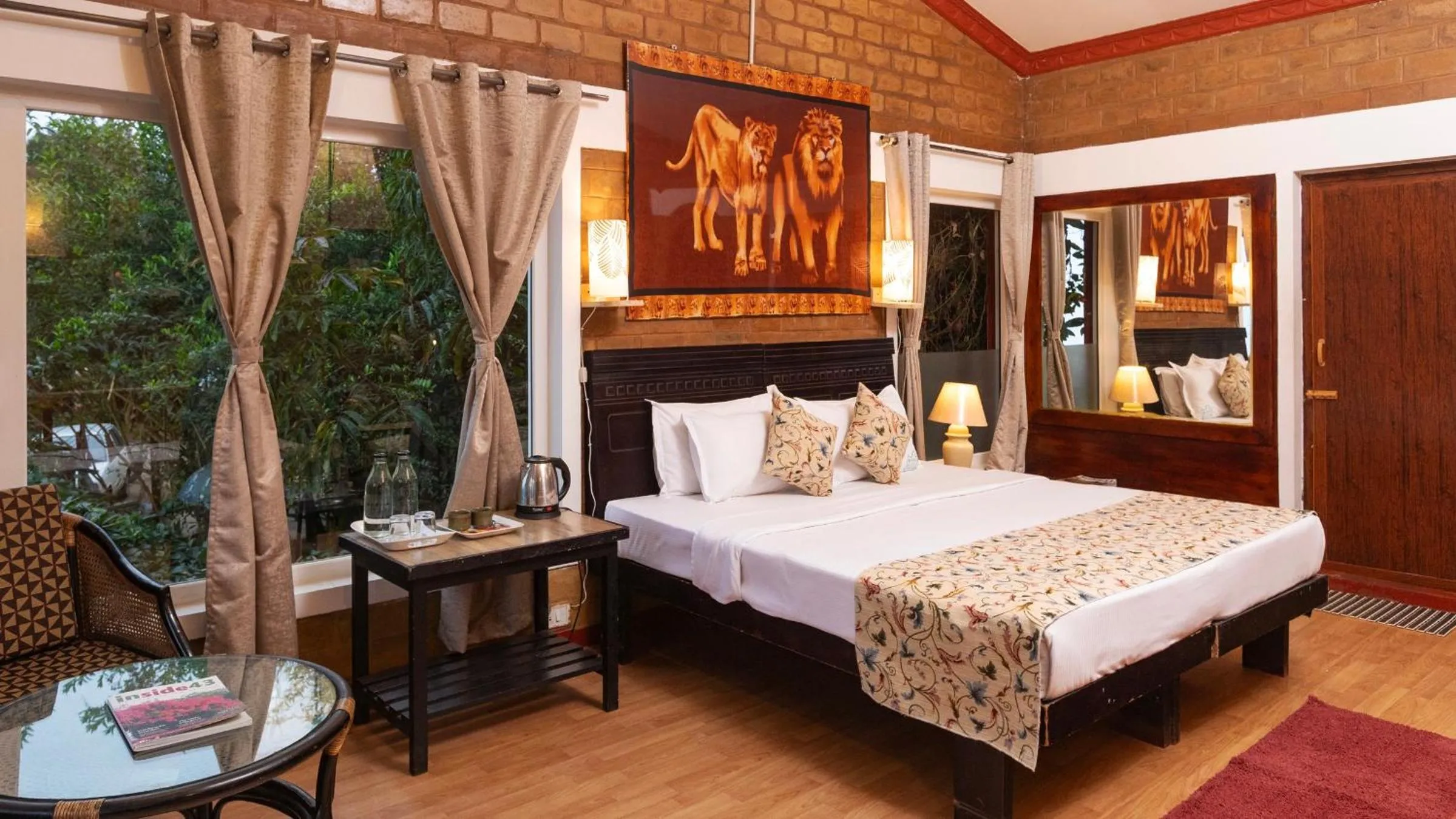 Bed in De Rock Jungle Living Resort