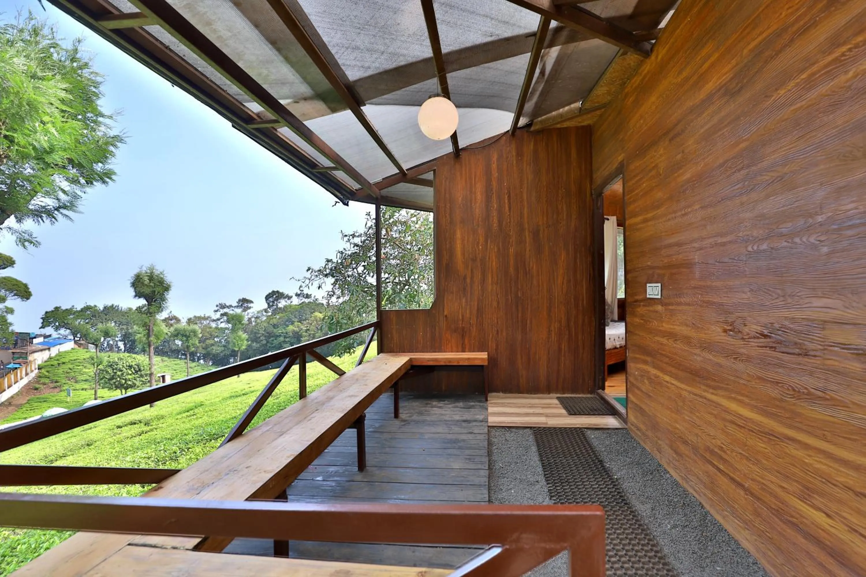 Patio in De Rock Jungle Living Resort