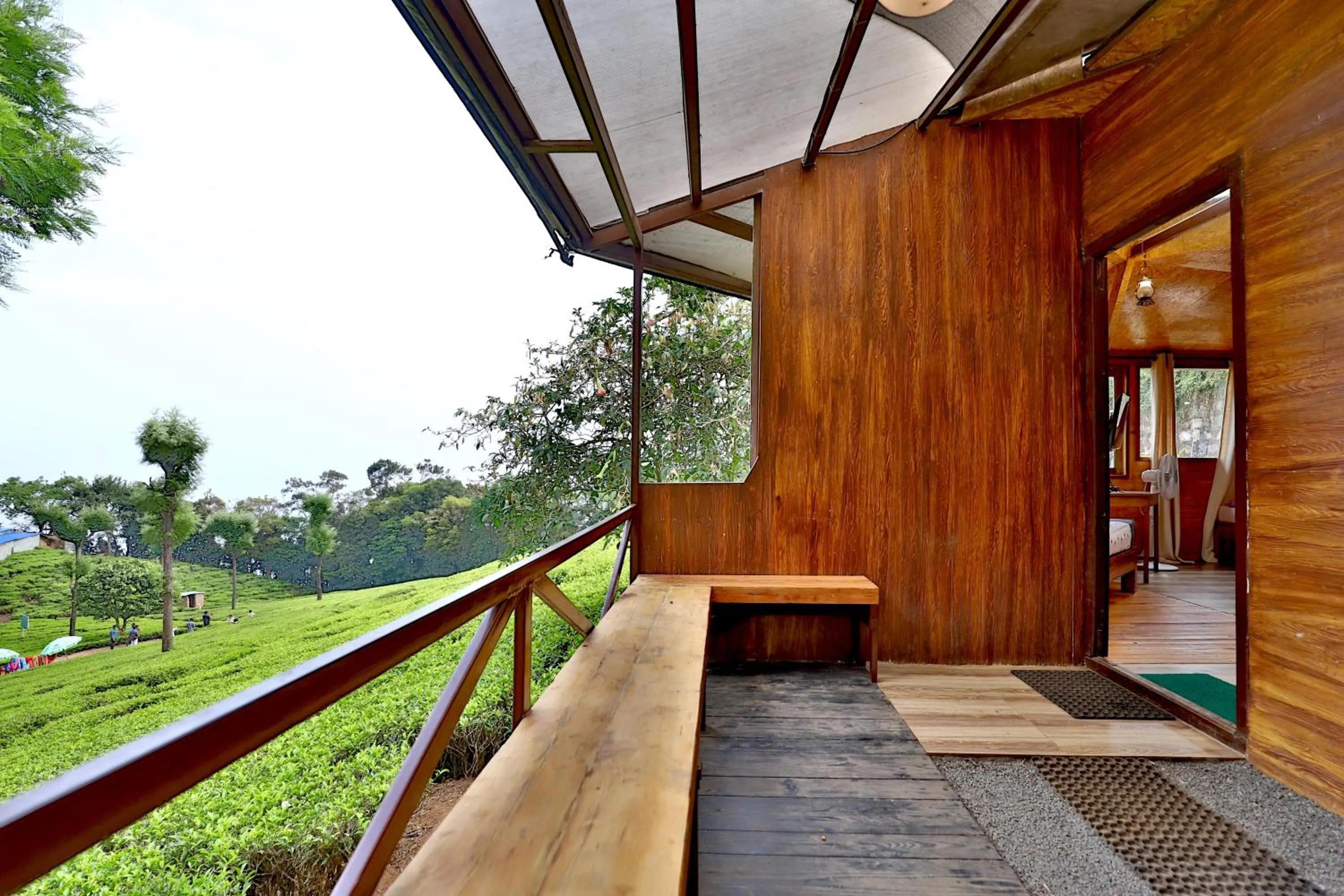 Patio in De Rock Jungle Living Resort