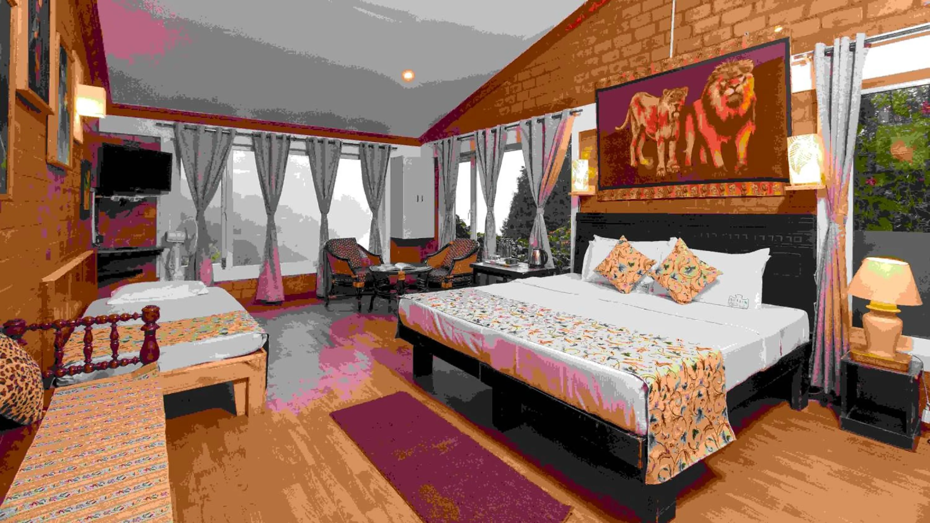 Photo of the whole room, Bed in De Rock Jungle Living Resort