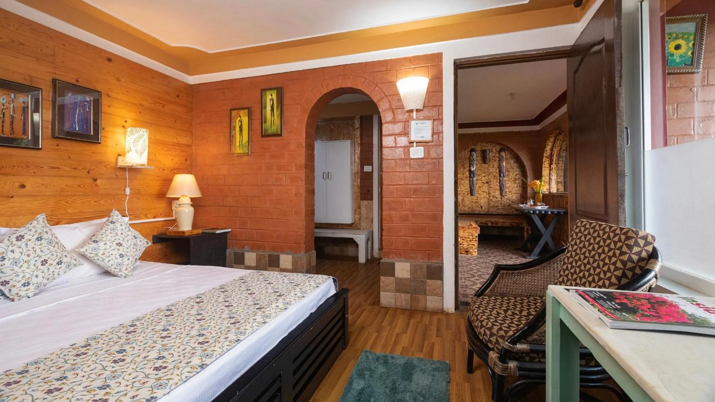 TV and multimedia, Bed in De Rock Jungle Living Resort