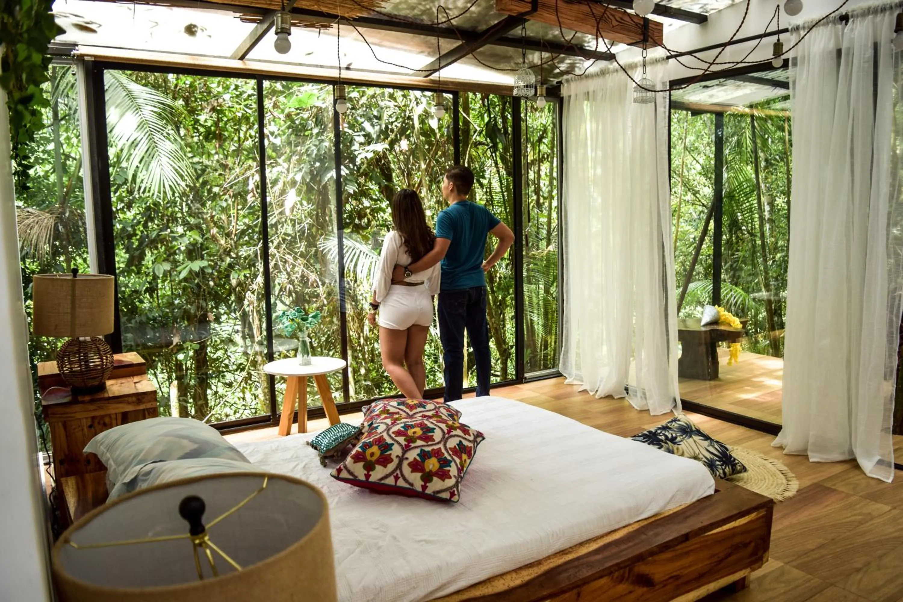 Garden view, Bed in BOSQUE EL DESCANSO