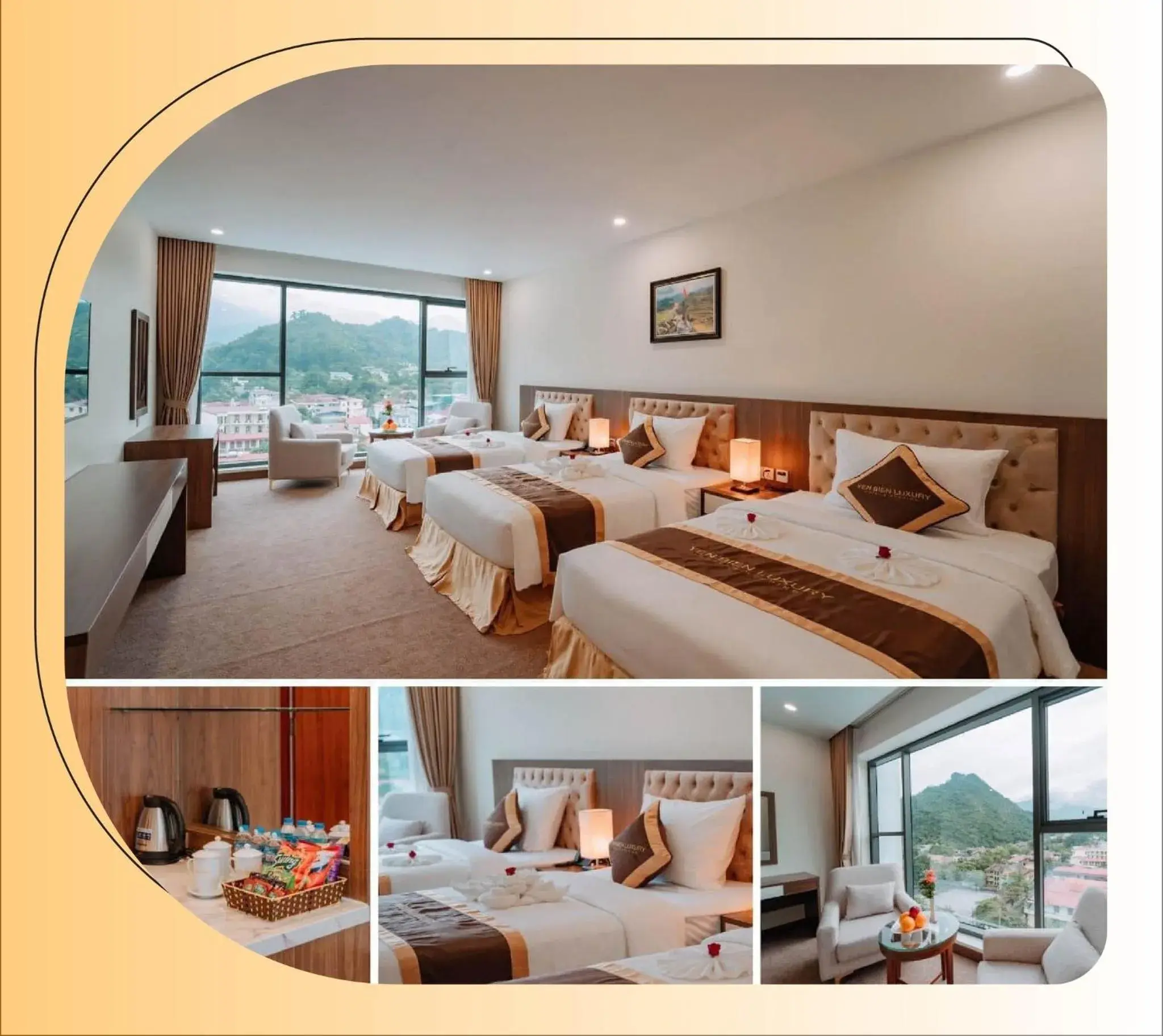 Deluxe Triple Room in YEN BIEN LUXURY HOTEL Deluxe Triple Room in YEN BIEN LUXURY HOTEL