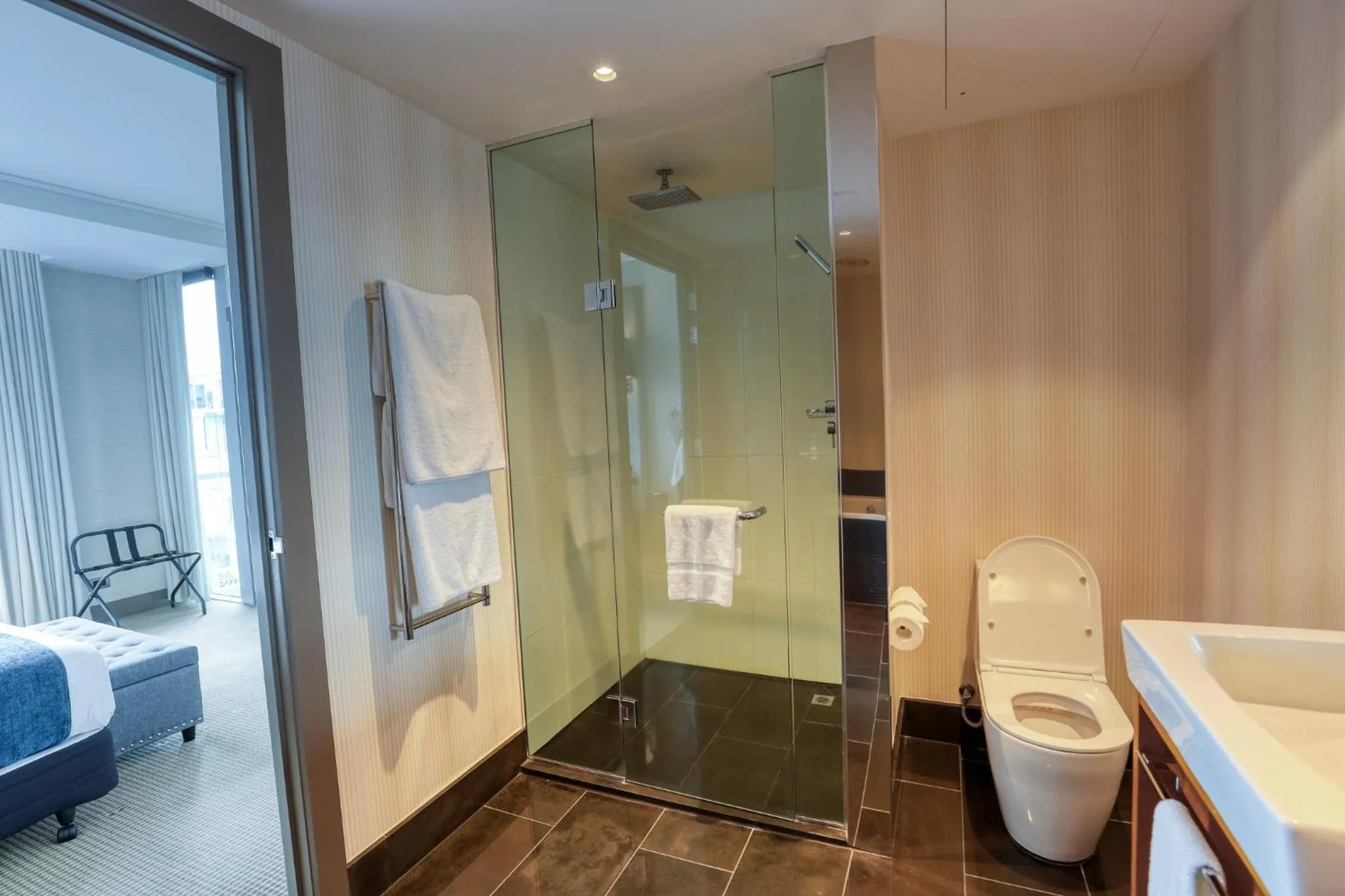 Shower in Marsden Viaduct